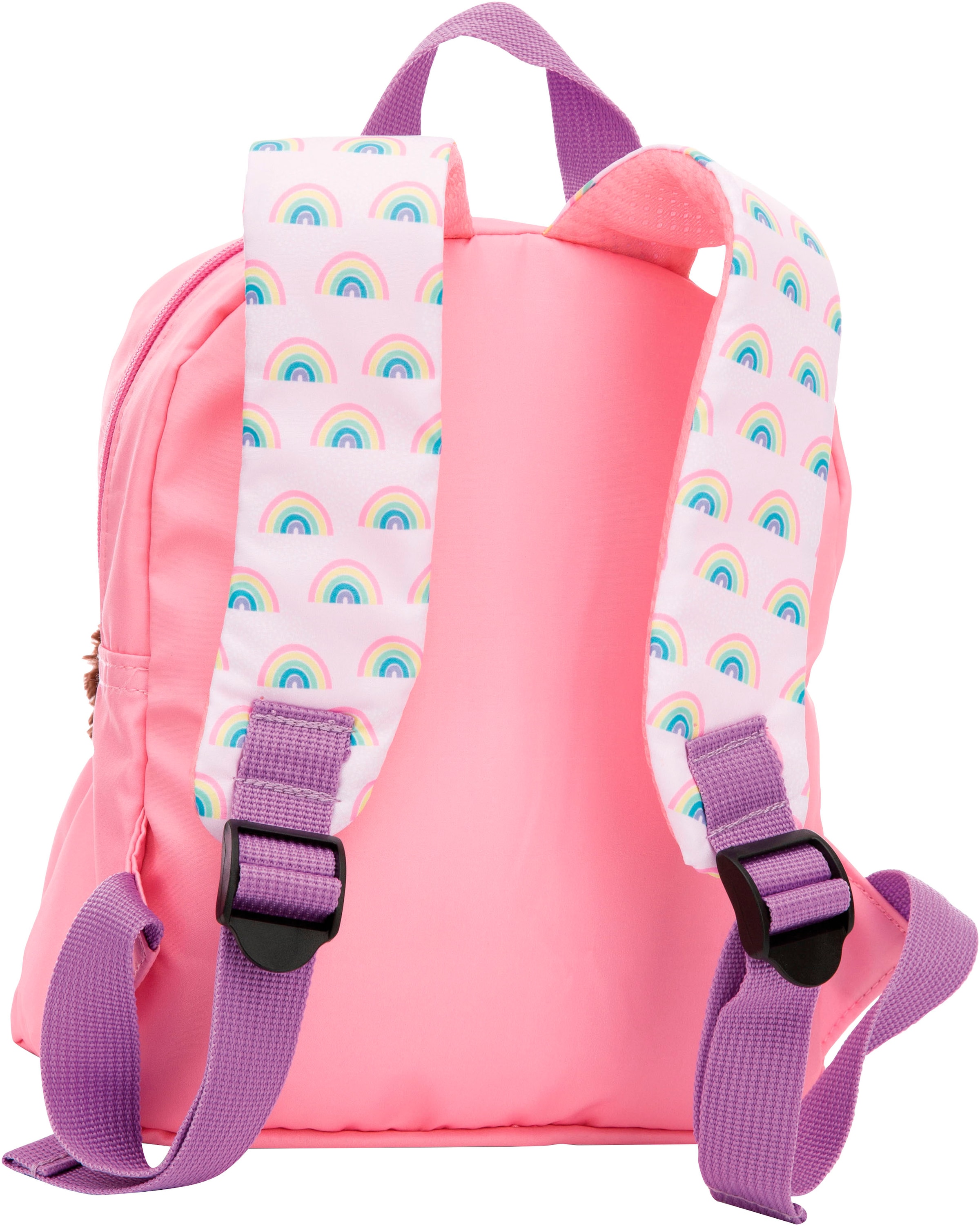 Nici Kinderrucksack »Travel Friends, Rucksack mit Plüsch Waschbär, 25 cm«