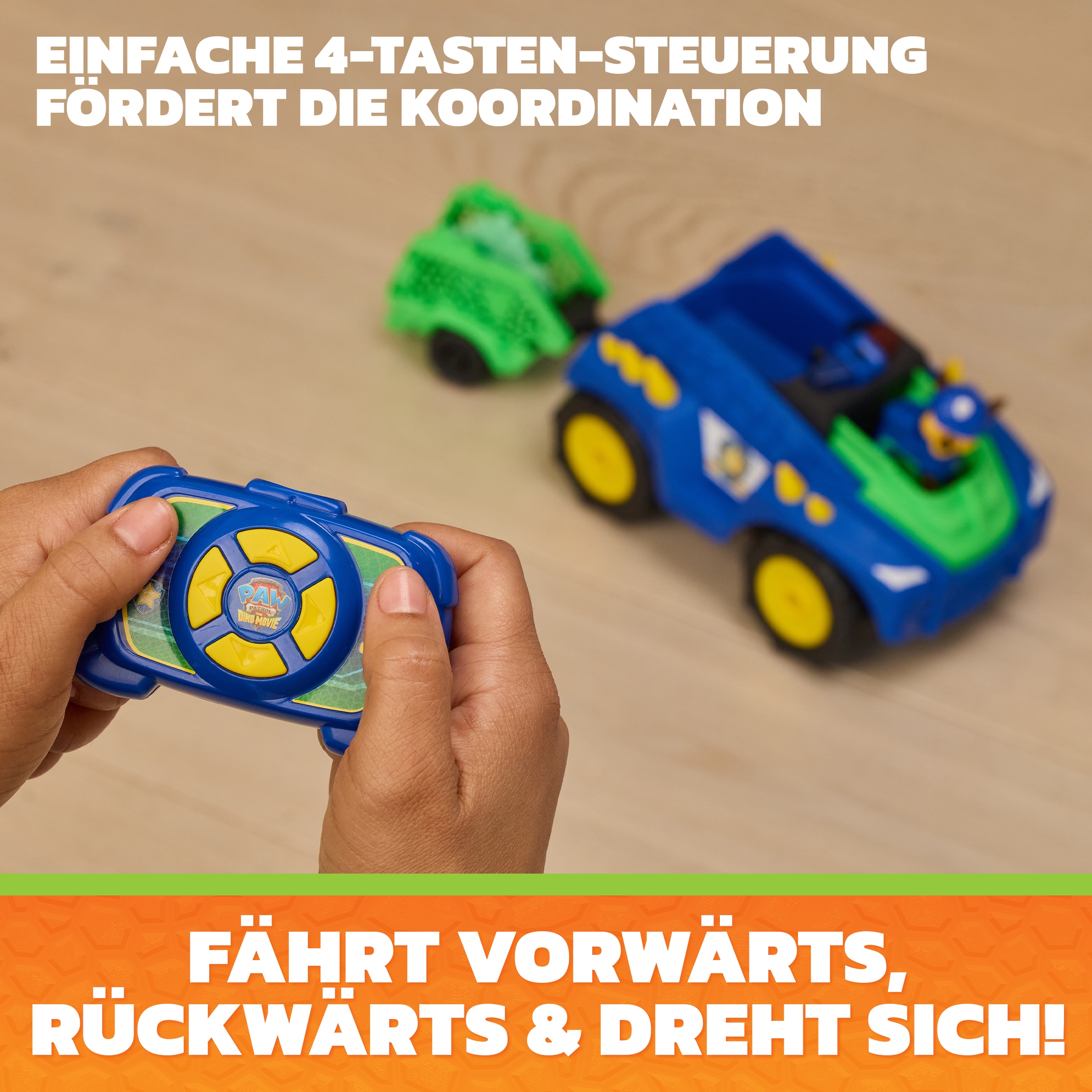 Spin Master RC-Auto »PAW Patrol: Der Dino Film, Chase ferngesteuertes Dino Rettungsfahrzeug«