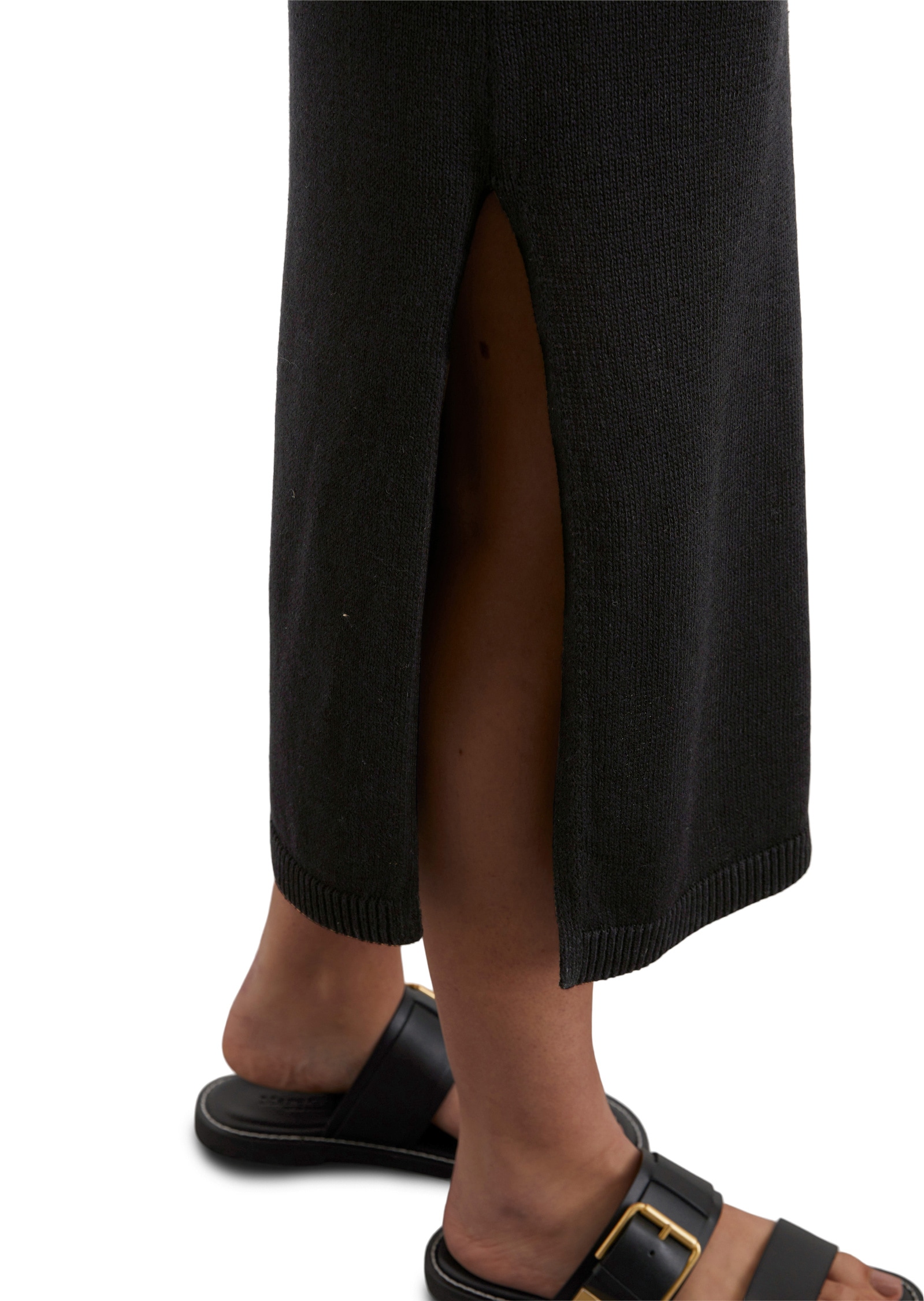 Marc O'Polo Strickkleid »aus Bio-Baumwolle-Leinen-Mix«
