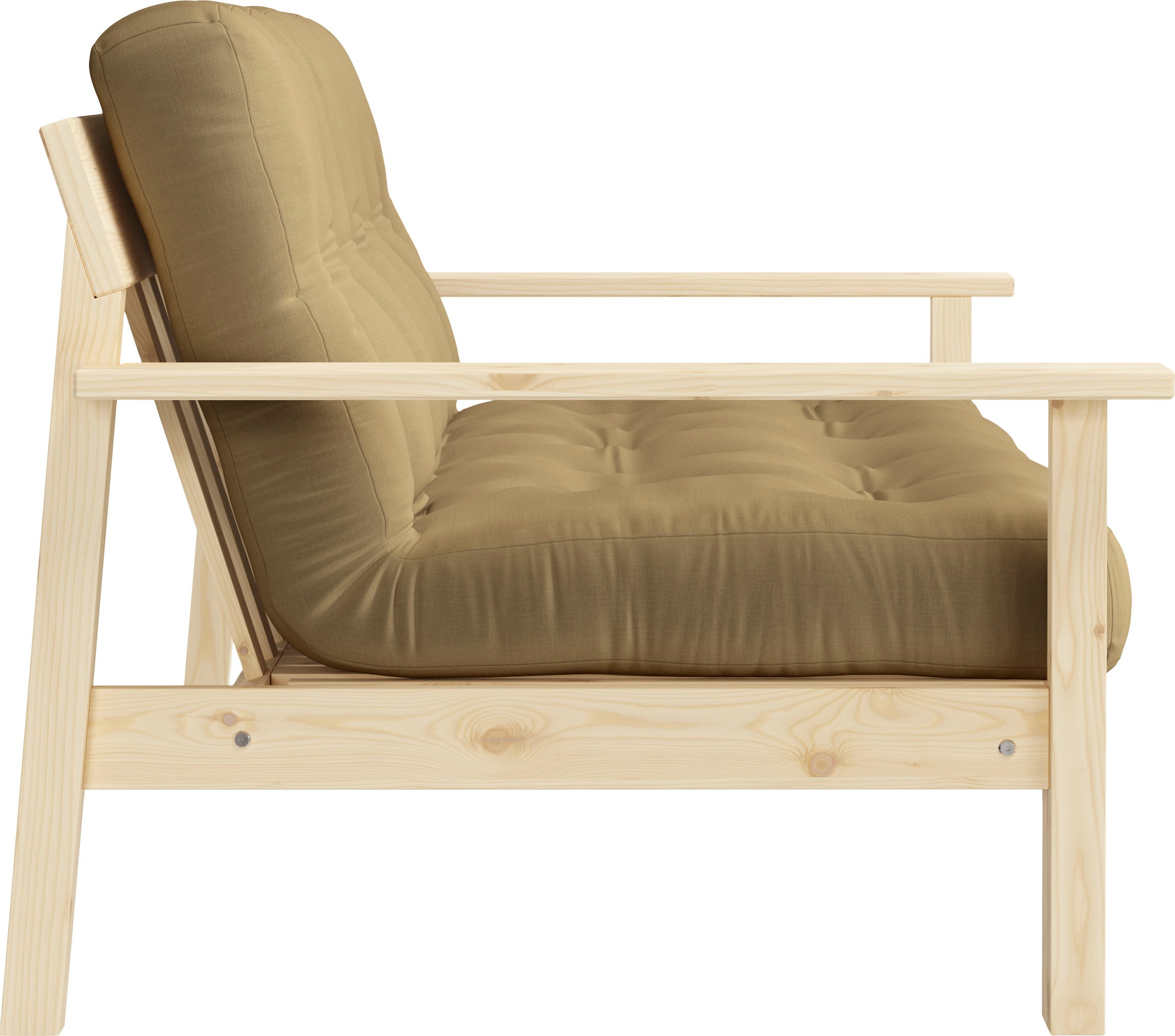 Karup Design Schlafsofa »Unwind«, Mit Holzstruktur, inkl. Futonmatratze, Liegefläche 130x190 cm