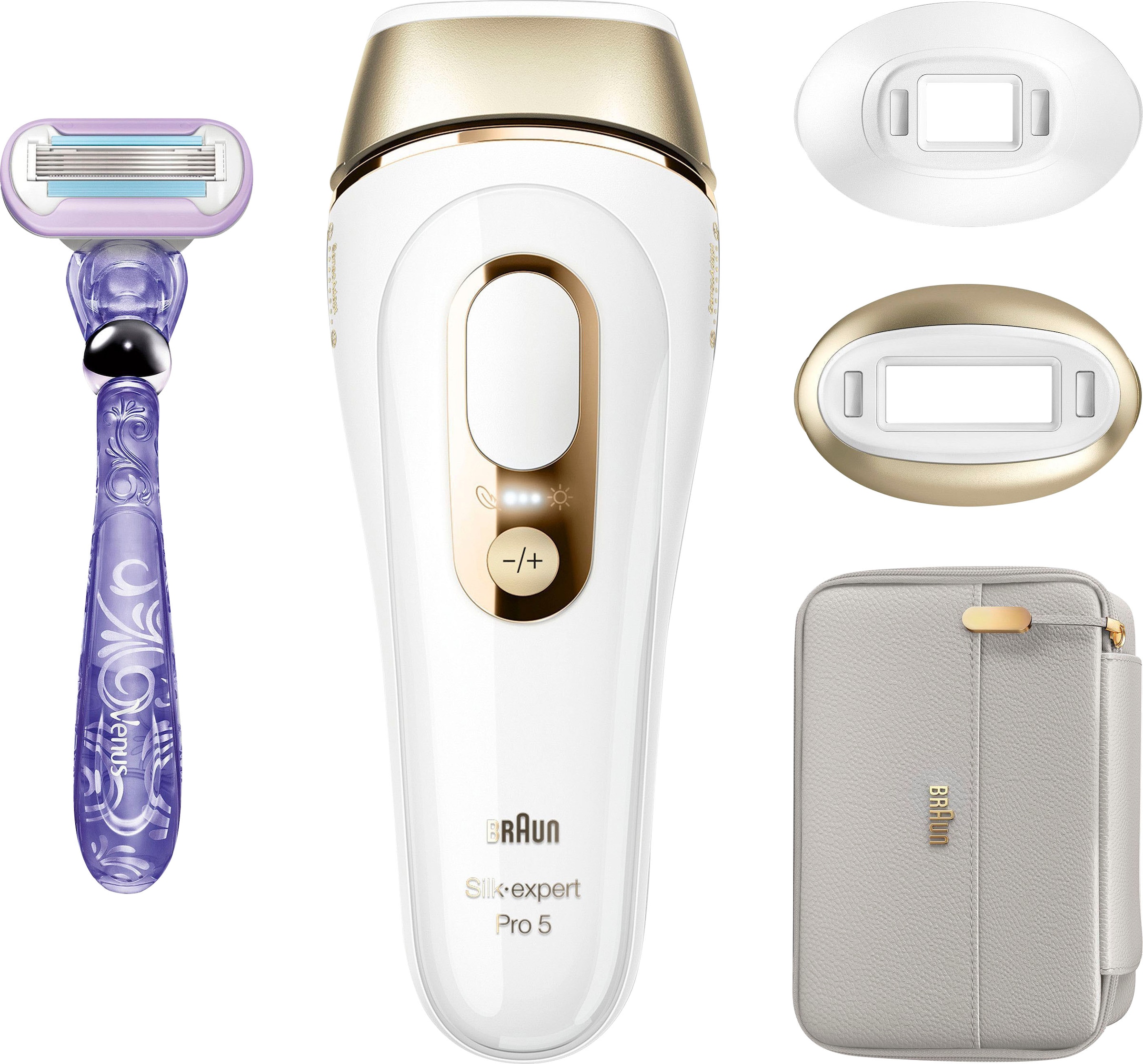 Braun IPL-Haarentferner »Silk-Expert Pro IPL«, | BAUR Skin 400.000 2.0 Pro 5 Lichtimpulse, PL5157 Sensor