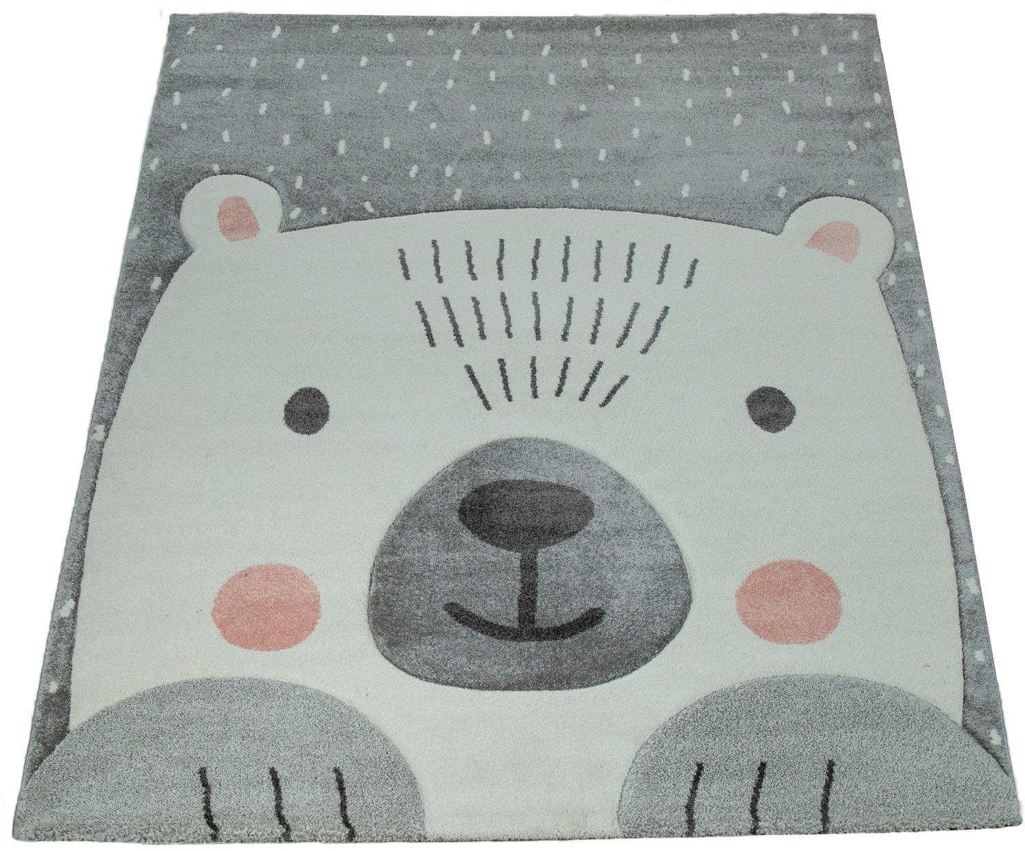 Paco Home Kinderteppich "Cosmo 346" rechteckig 12 mm Höhe 3D-Design, niedli günstig online kaufen