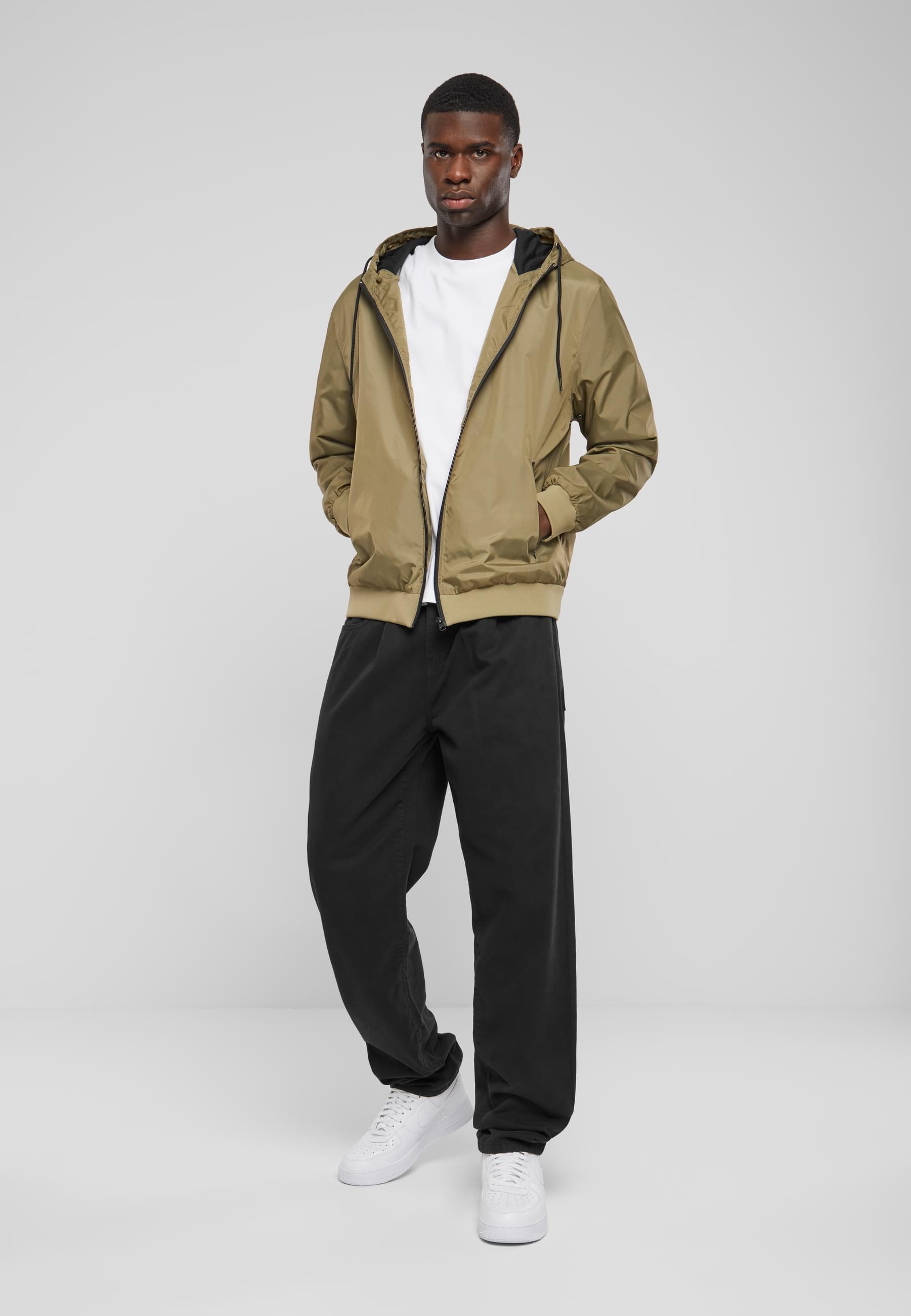 URBAN CLASSICS Windbreaker »Urban Classics Herren Contrast Windrunner«, (1 St.), mit Kapuze