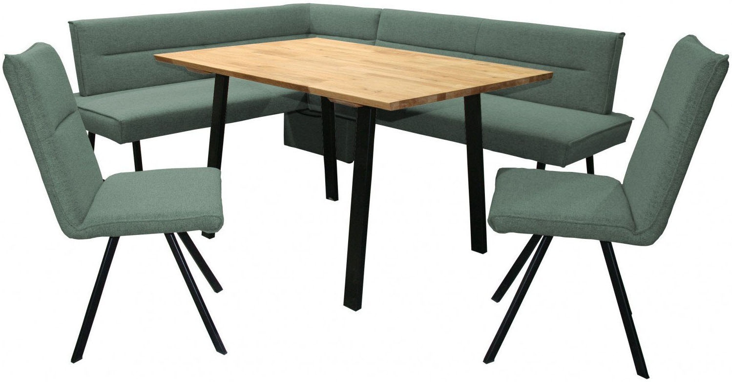 OTTO home Eckbankgruppe "Sava" Set, 4 Stk. tlg. Eckbank mit Wellenfederung günstig online kaufen