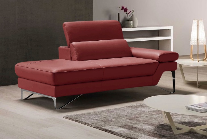 Egoitaliano Ottomane "Princess, elegantes Designsofa mit erstklassigem Sitzkomfort,", inkl. verstellbarem Kopfteil und e