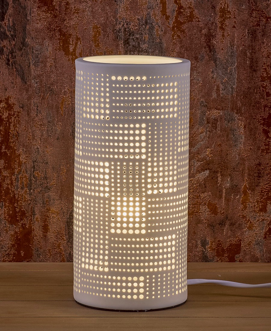 Porzellanlampe-Zylinder Rechteck