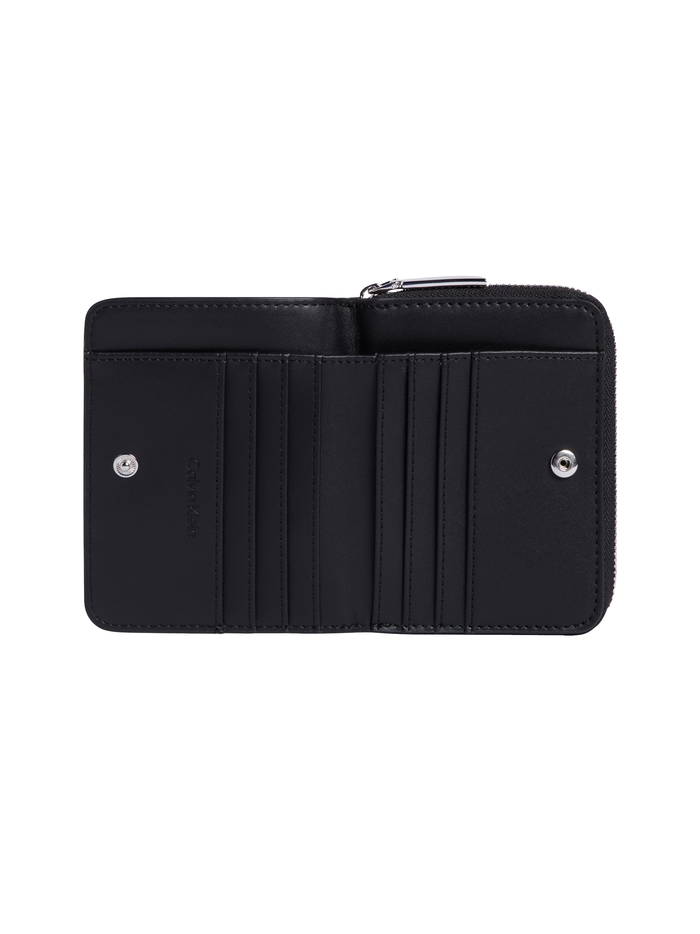 Calvin Klein Geldbörse "CK MUST AOP MD ZIP AROUND W FLAP", Damen Geldbeutel günstig online kaufen