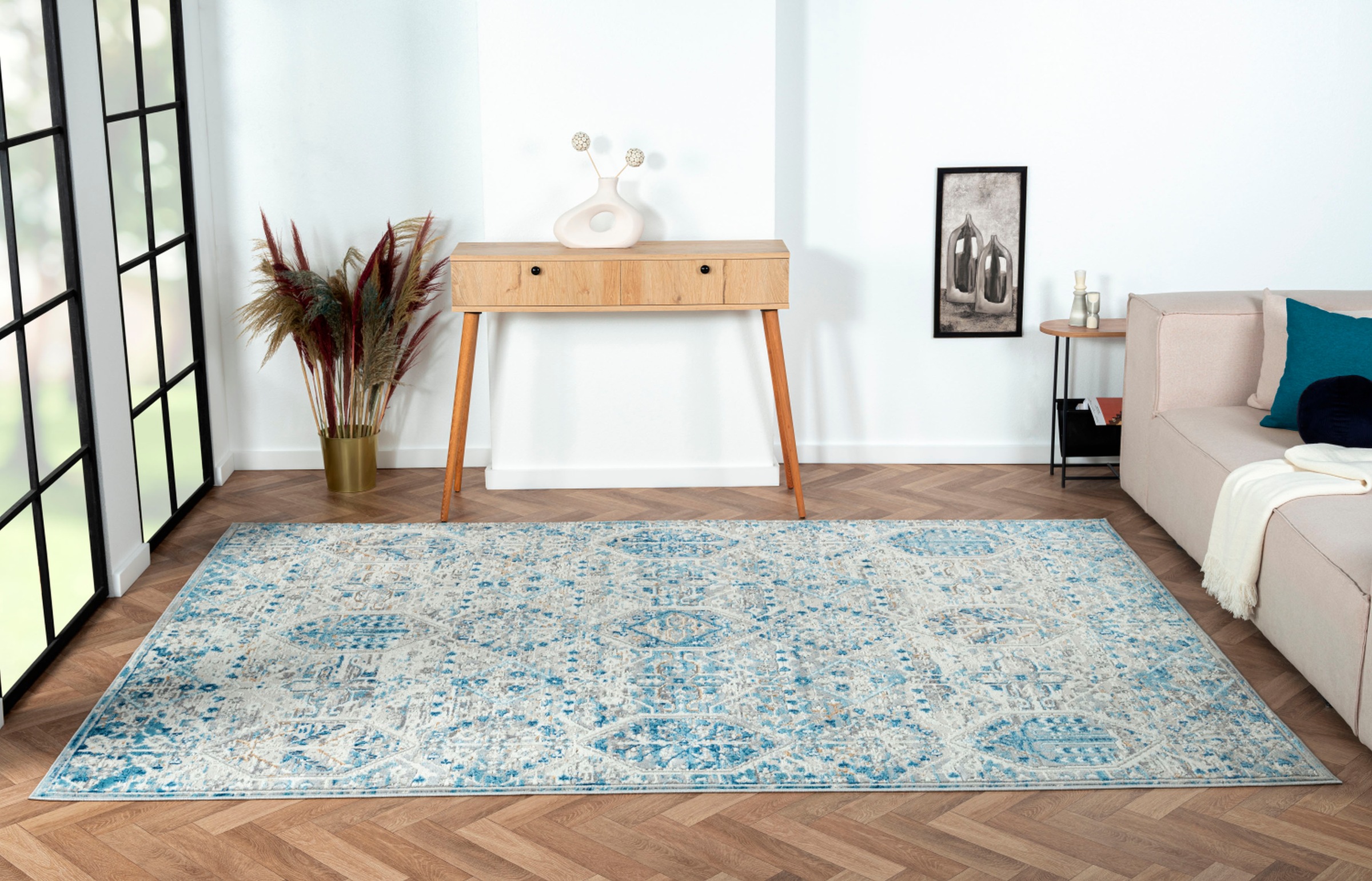 Myflair Möbel & Accessoires Teppich »My Heriz 2«, rechteckig, 8 mm Höhe, Kurzflor, klassisches Orient Design, besonders weich durch Microfaser