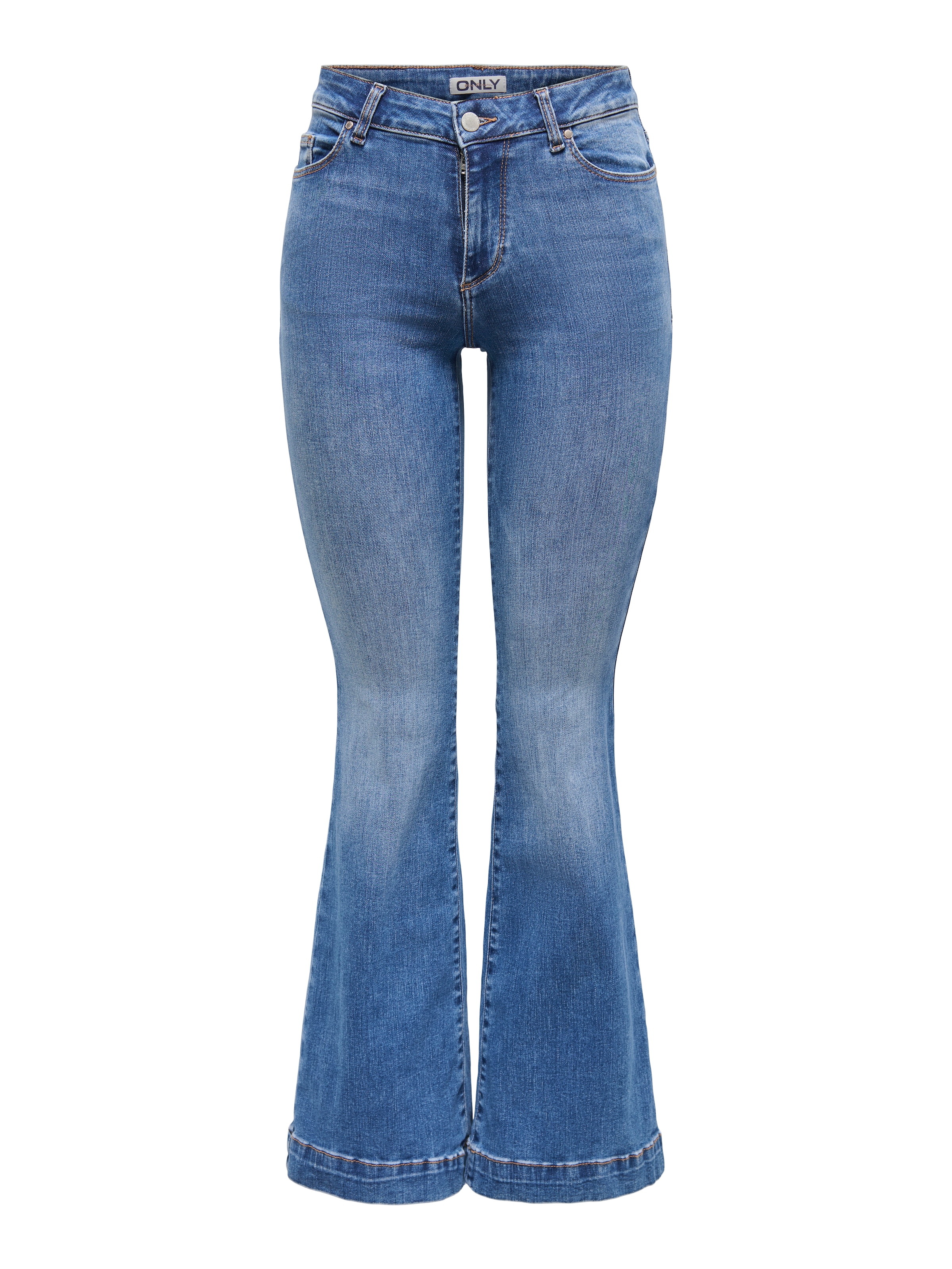 ONLY Bootcut-Jeans "ONLBLUSH MID RETROFLARED DNM DIA550 NOOS" günstig online kaufen