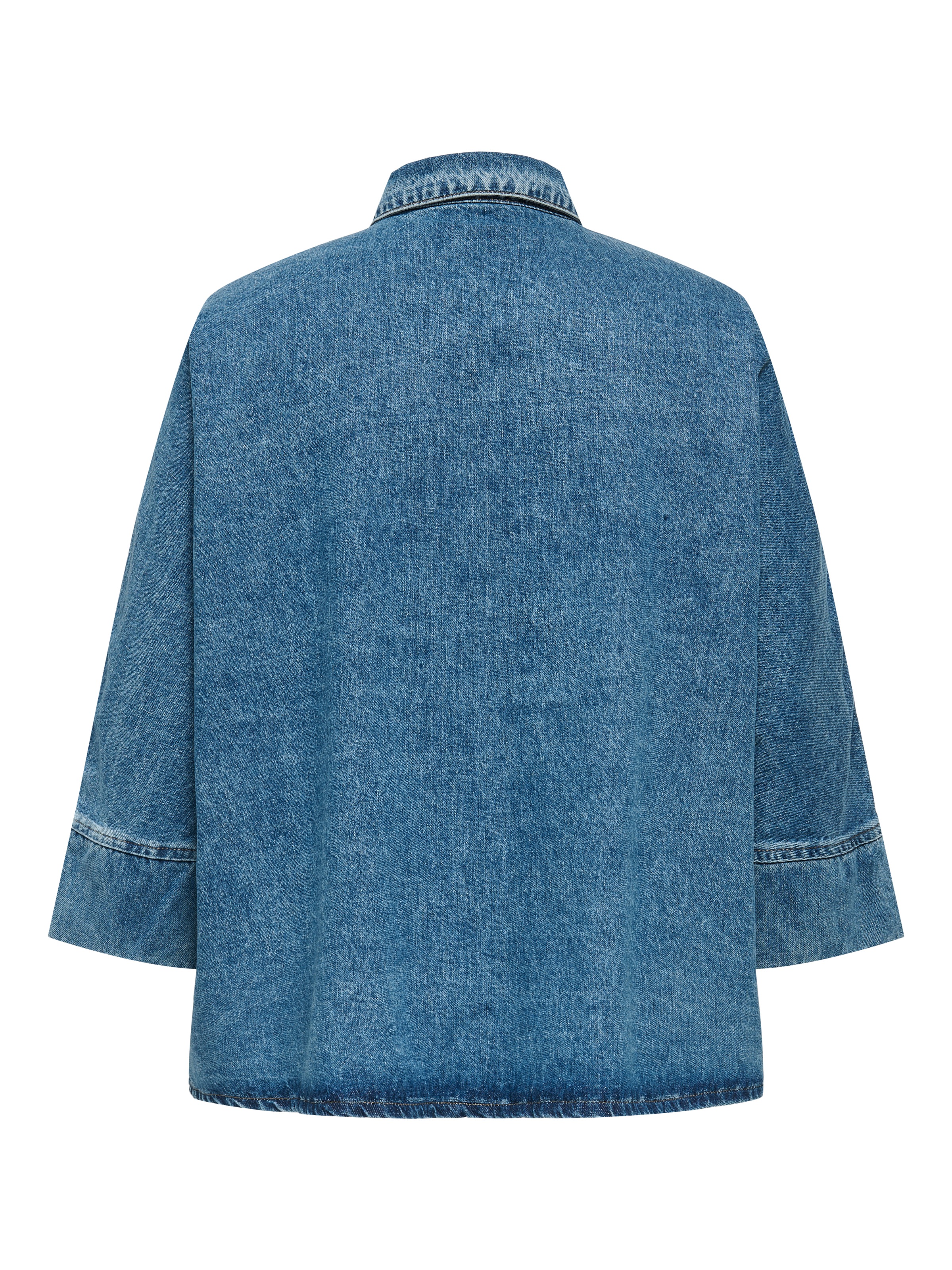 ONLY CARMAKOMA Jeansbluse "CARGRACE 3/4 DNM SHIRT CRO" günstig online kaufen
