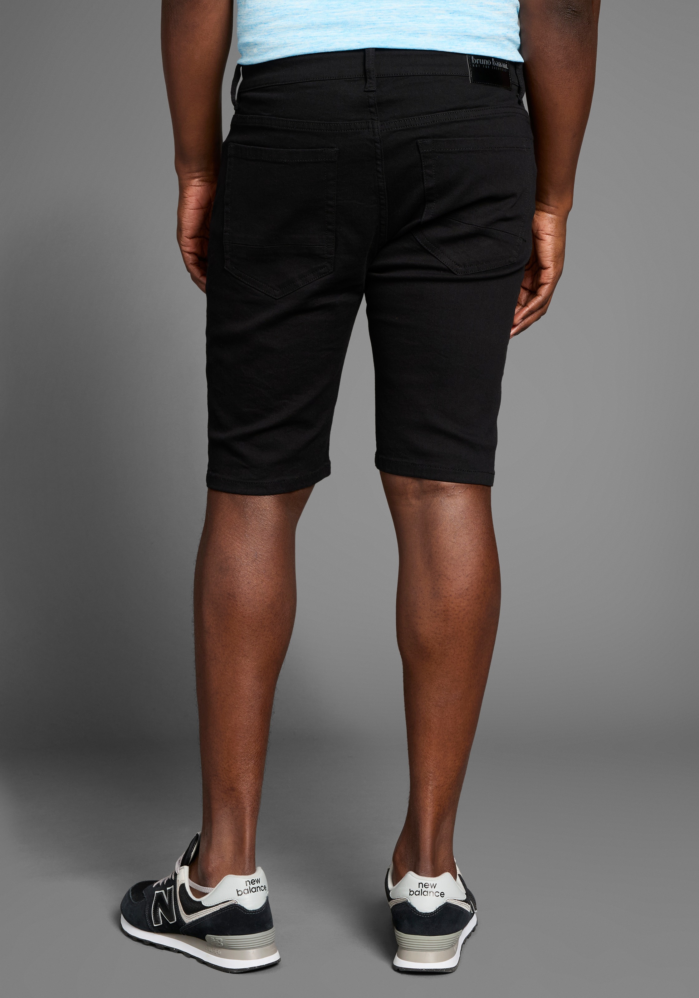 Thumbnail - Bruno Banani Jeansshorts "Hutch-Shorts" gerade geschnittene kurze Beine, niedrige Leibhöhe