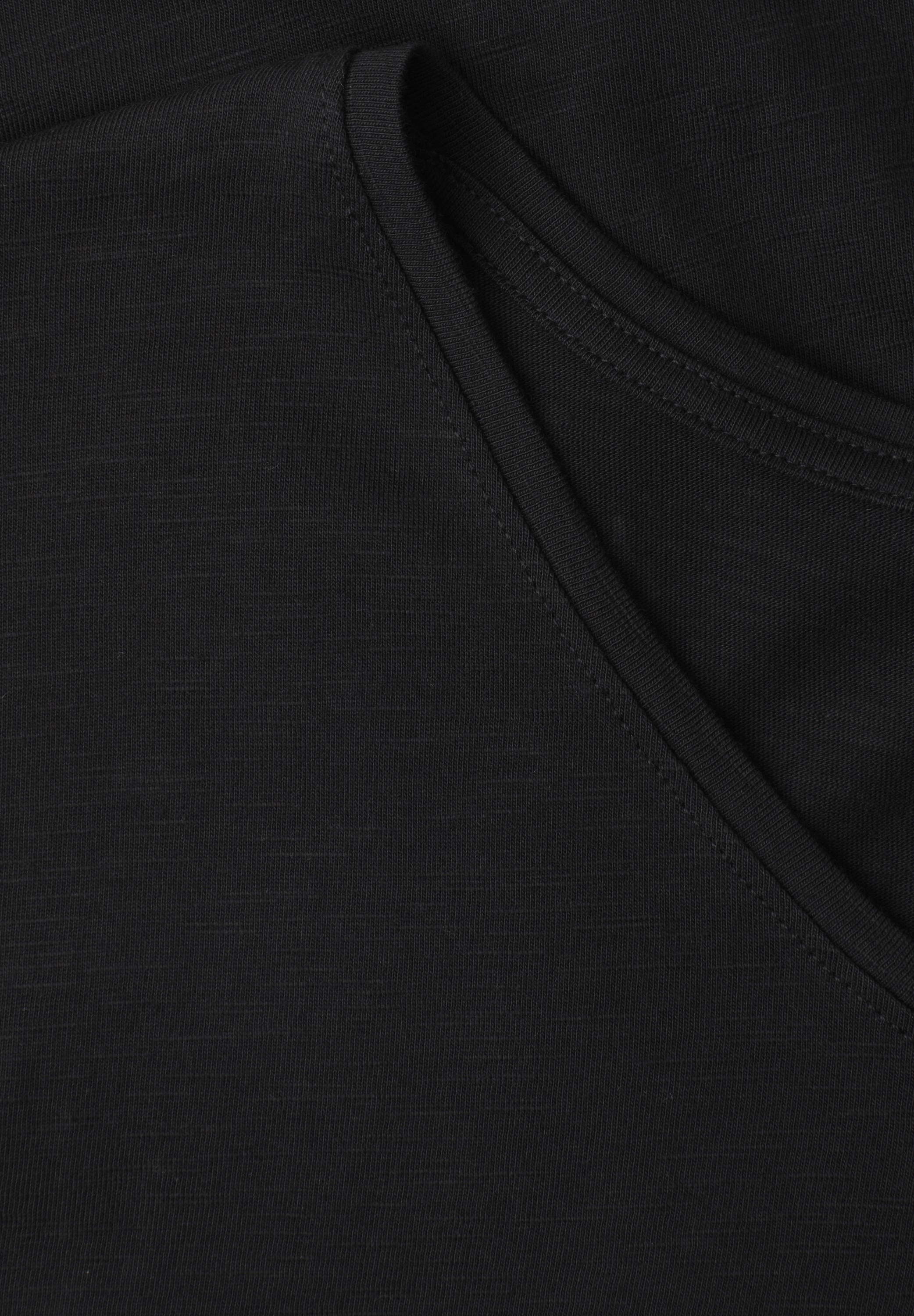 STREET ONE STUDIO V-Shirt im soften Baumwoll-Mix