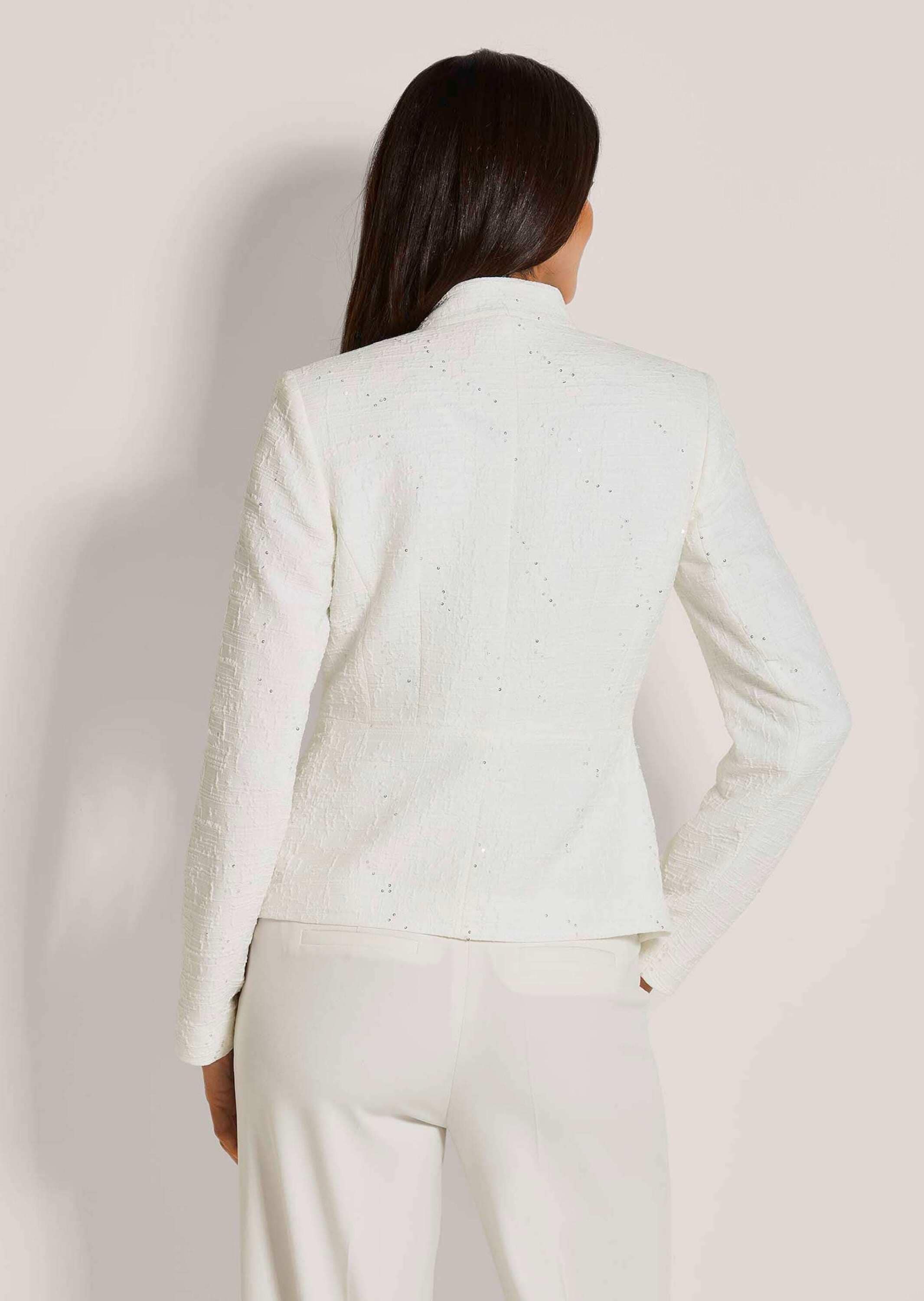 MADELEINE Jackenblazer »Blazer Strukturierter Kurzblazer mit Pailletten«