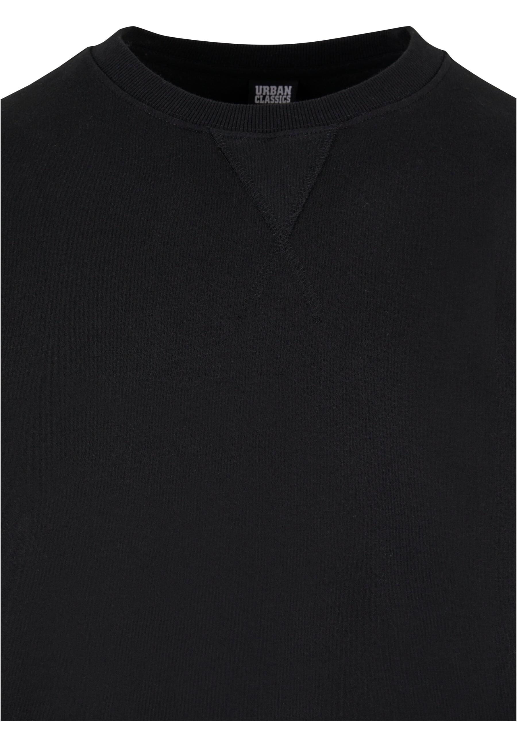 URBAN CLASSICS Rundhalspullover »Urban Classics Herren Oversized Open Edge Crew«, (1 tlg.)