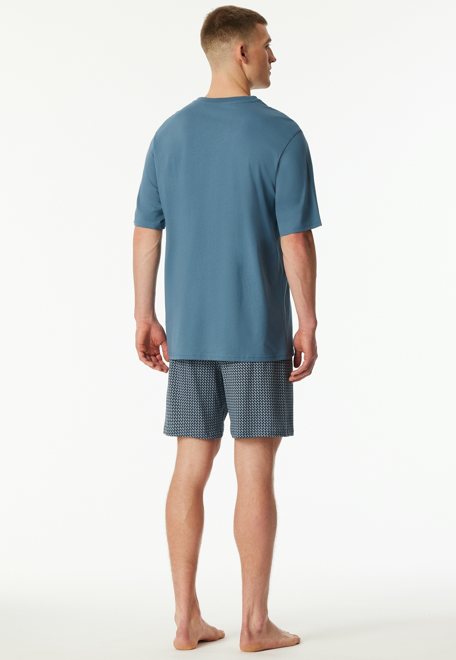 Schiesser Shorty »"Comfort Nightwear"«, (2 tlg.), mit aufgesetzter Brusttasche