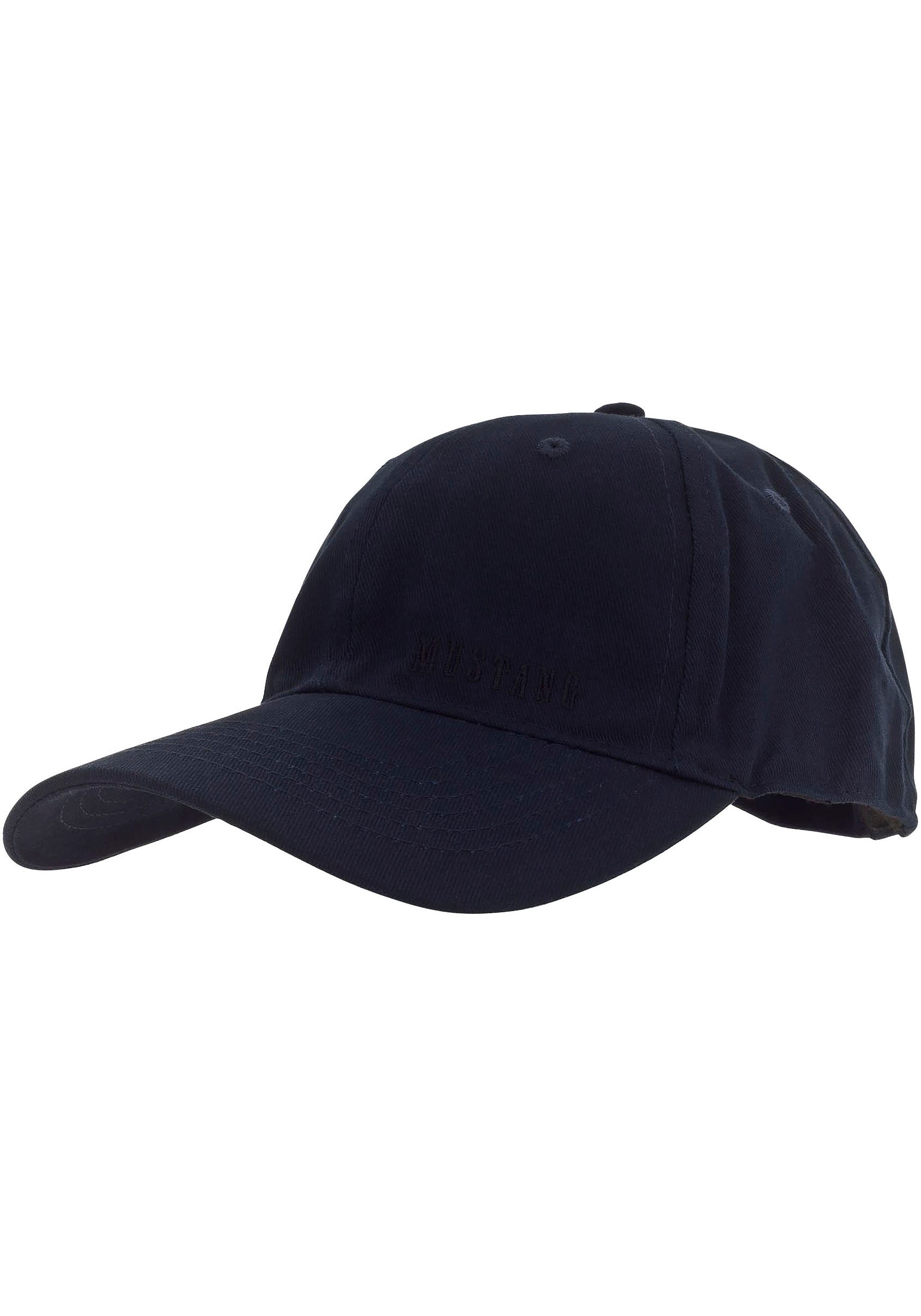 MUSTANG Baseball Cap, mit seitlicher tonaler Logostickerei