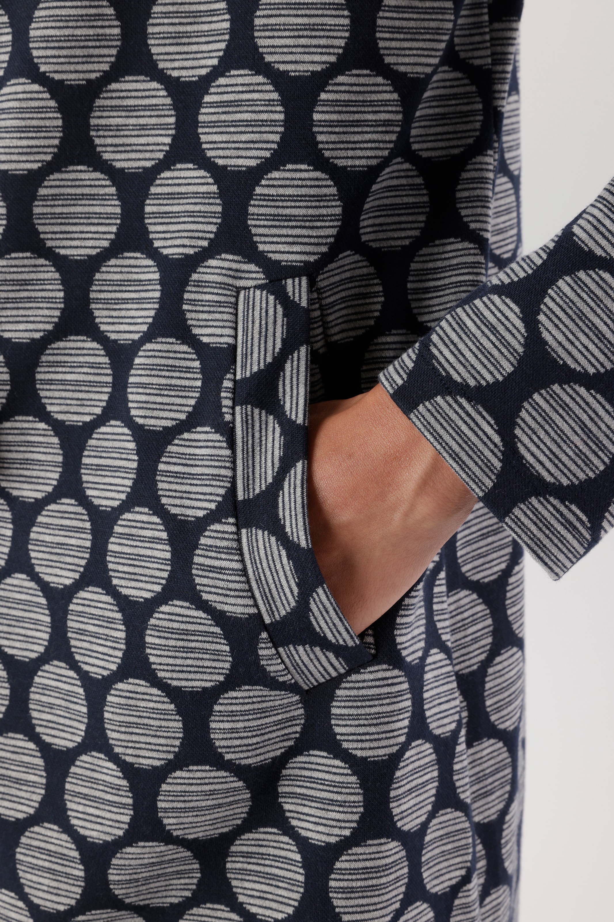 Aniston SELECTED Longblazer in modischer Länge und mit gestreiften Punkten - NEUE KOLLEKTION