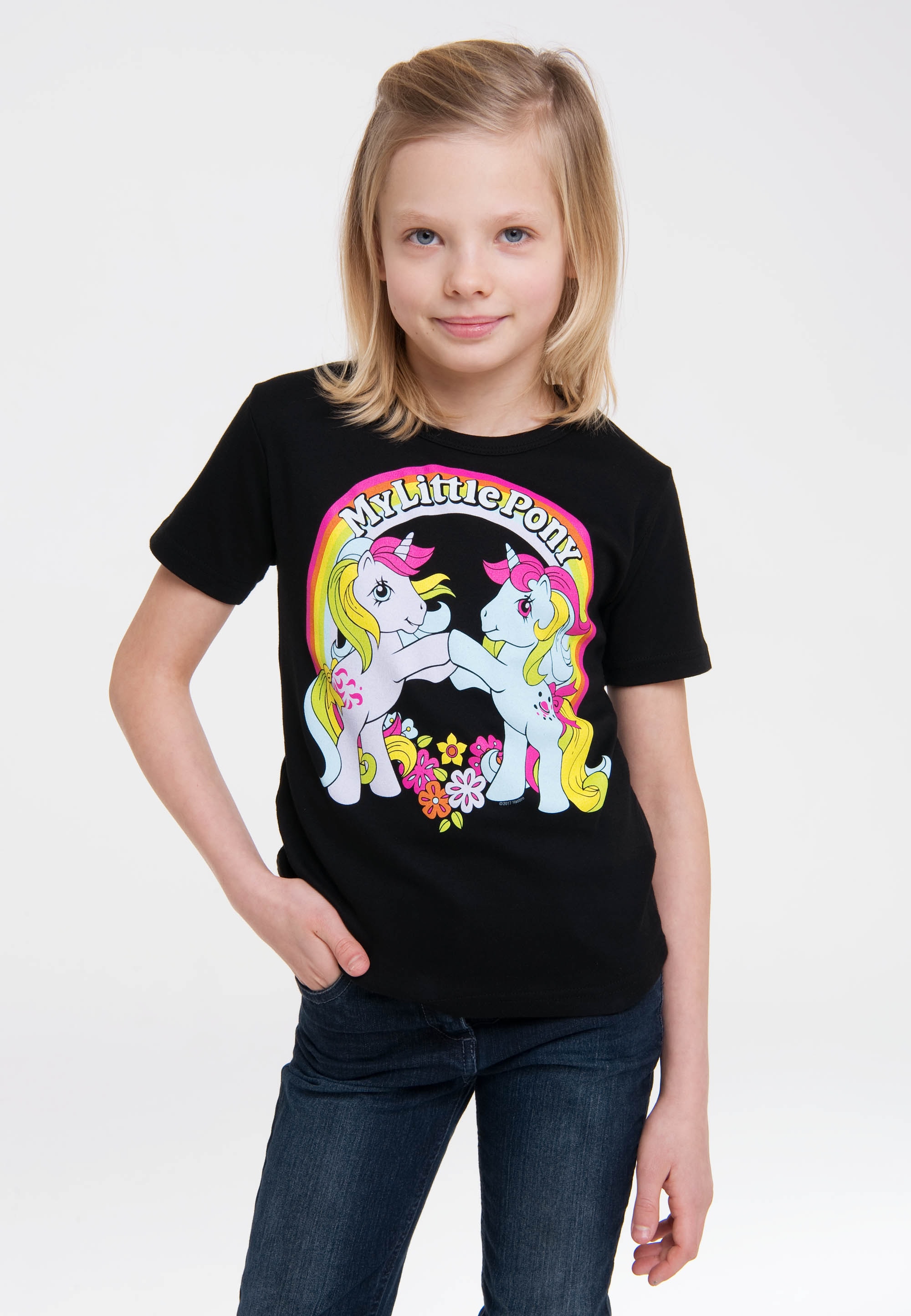 | LOGOSHIRT Friday Pony«, T-Shirt BAUR Little Black lizenzierten im »My Originaldesign