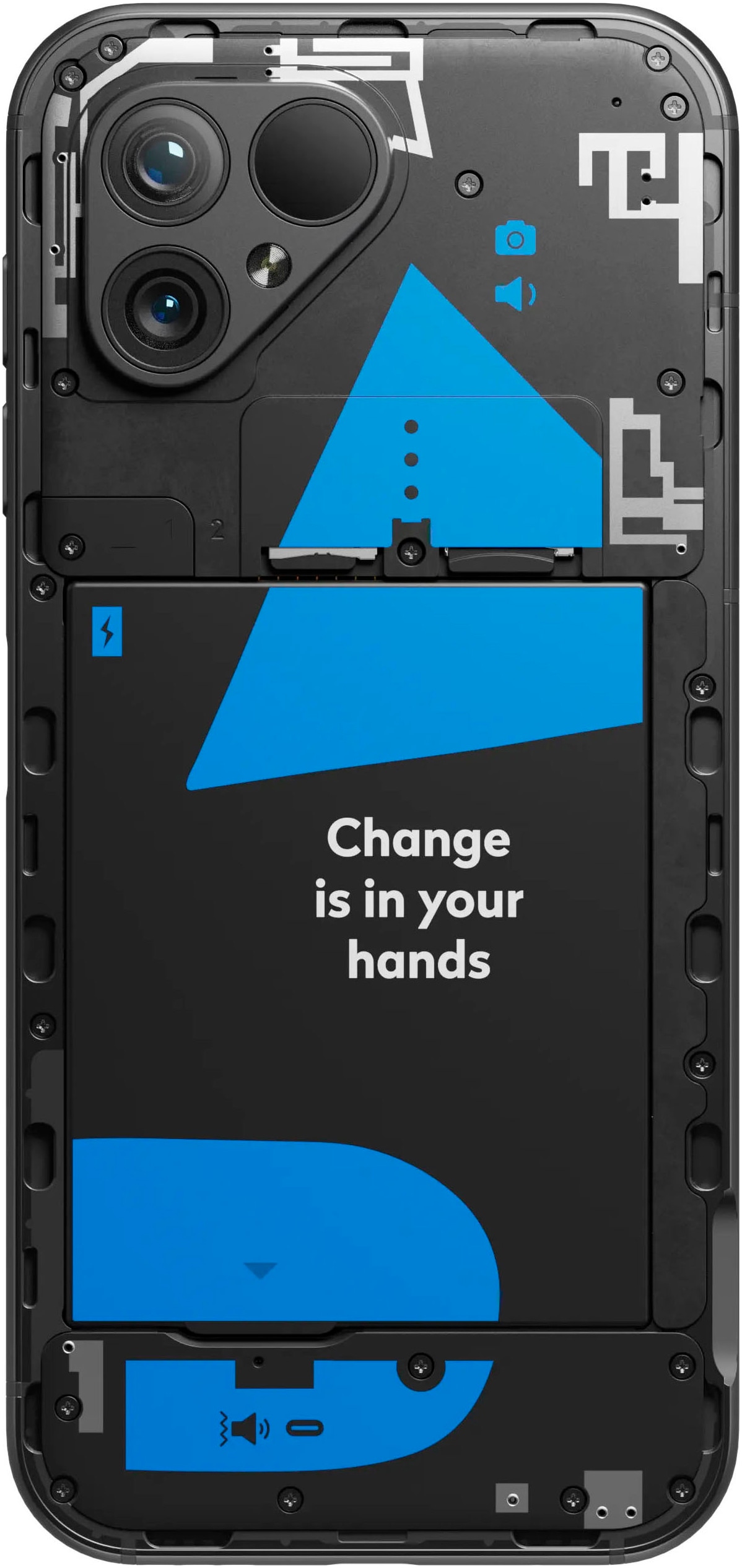 Fairphone Smartphone »5 128GB«, schwarz
