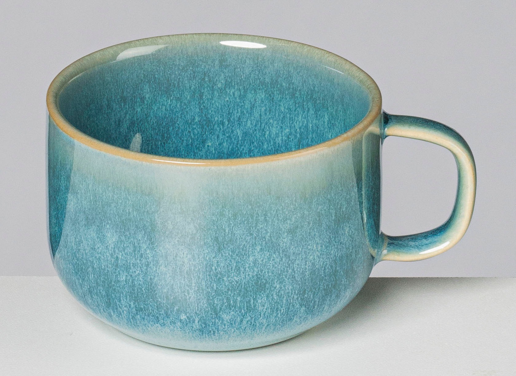 gipfelstück Tasse "Tiefer See" Scandi-Style, Reaktivglasur, jedes Stück ein günstig online kaufen