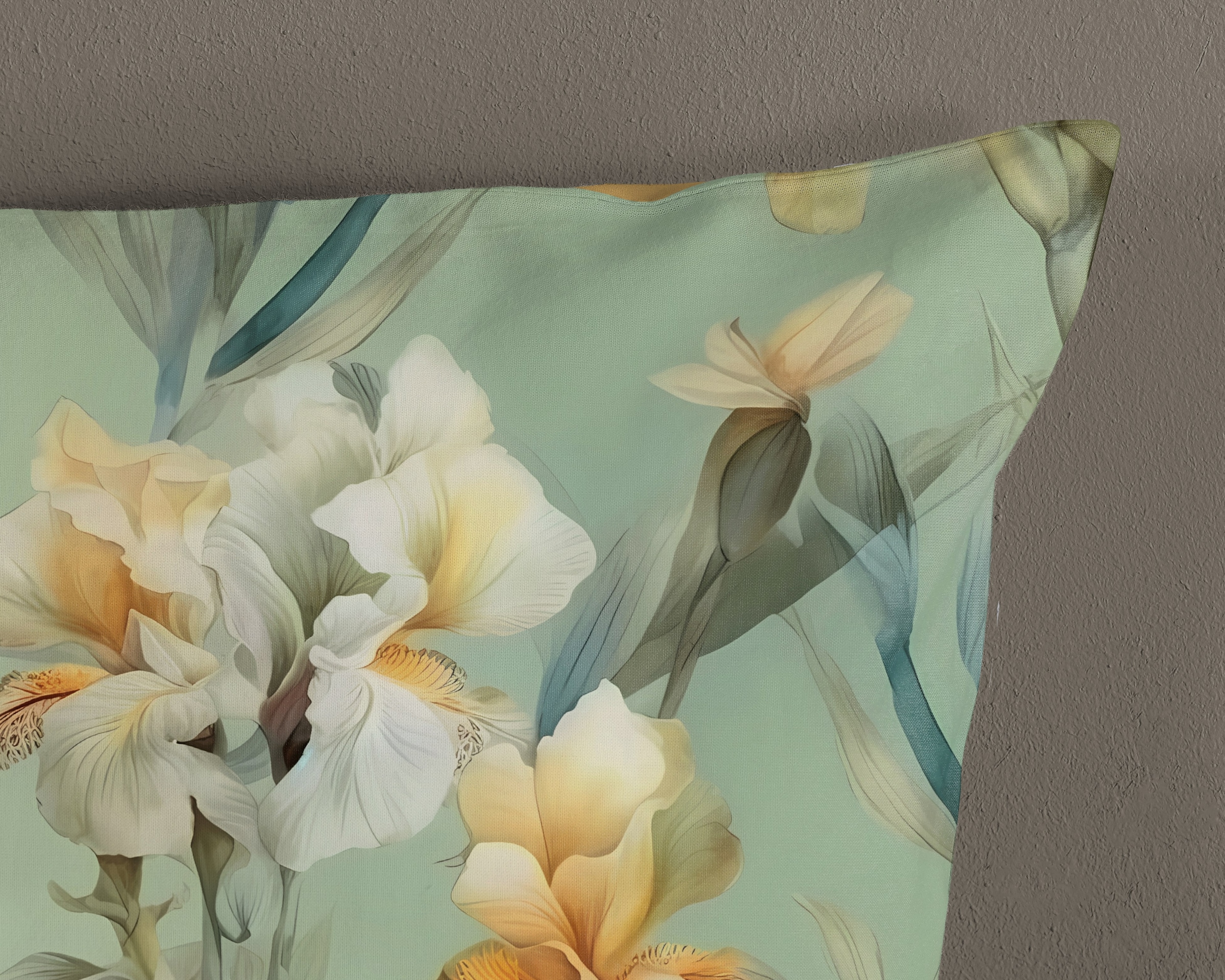 good morning Wendebettwäsche »Iris« 2 100% Baumwolle, Renforcé, Reißverschluss, Wendeoptik, Blumen