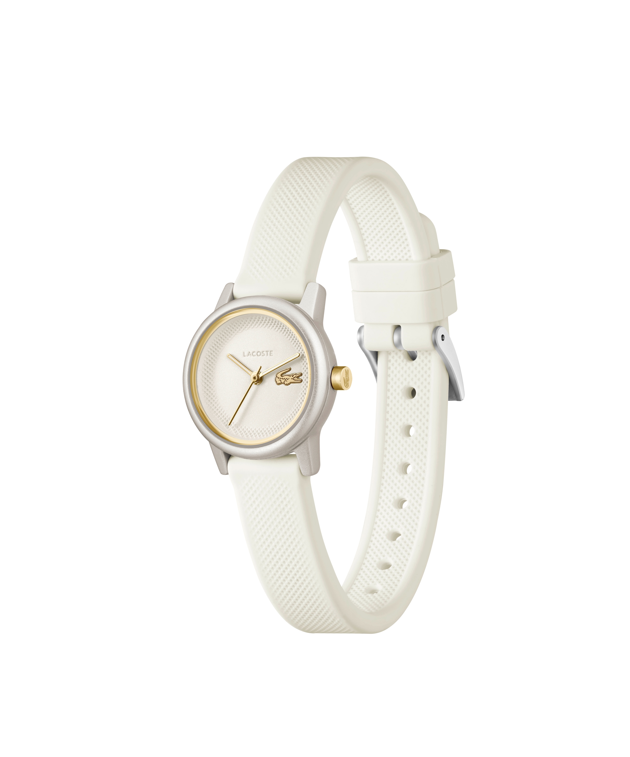 Lacoste Quarzuhr »LACOSTE.12.12 SWIFT« Armbanduhr, Damenuhr, Silikonarmband, analog
