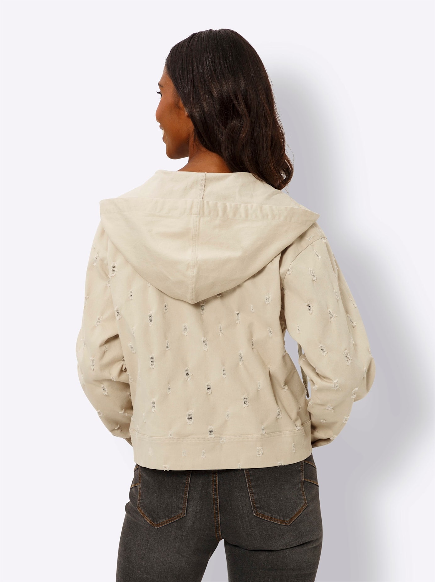 heine Langjacke, mit Kapuze