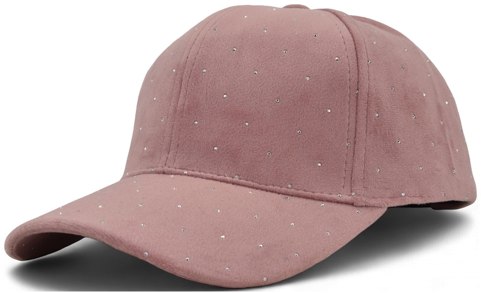 styleBREAKER "Samt Baseball Cap mit Strass" 1 Stk.