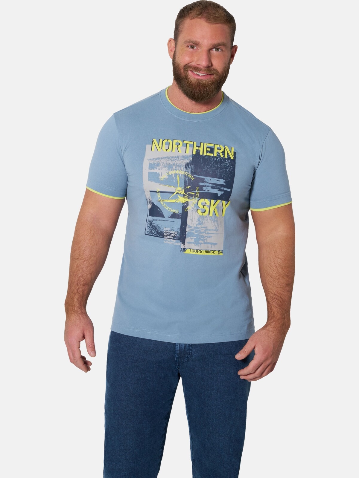 Jan Vanderstorm T-Shirt "T-Shirt HENTUR"