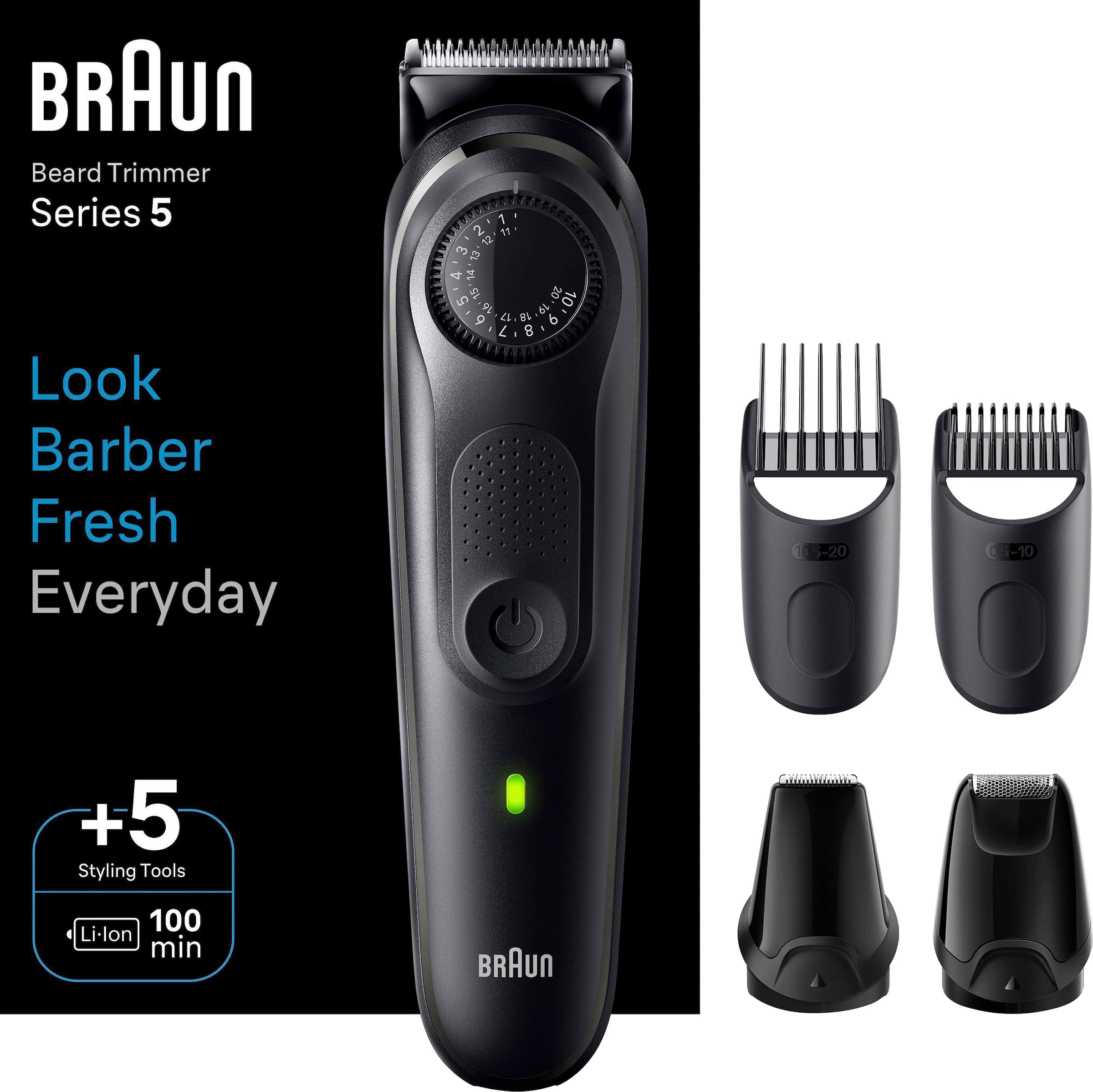 Braun | Wasserdicht BAUR Einstellungen, Haarschneider »Barttrimmer BT5430«, 40