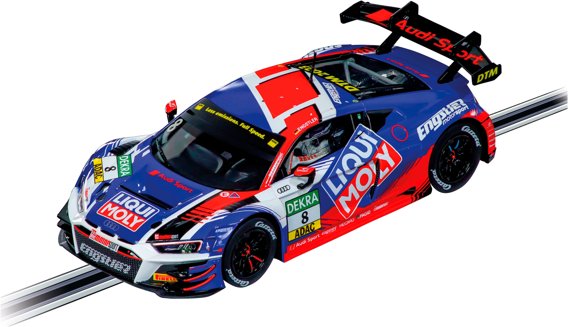 Carrera® Rennbahn-Auto »Audi R8 LMS GT3 evo II "Engstler Motorsport, No.8", DTM 2023«, mit Lichteffekt