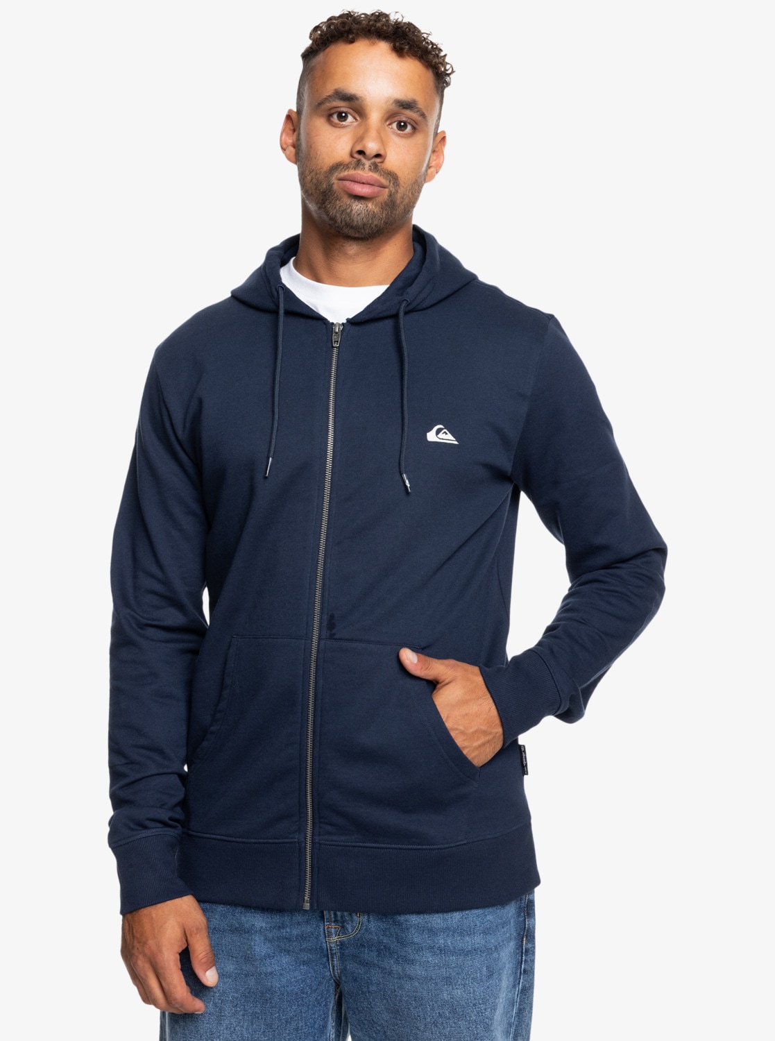 Quiksilver Kapuzensweatjacke "BASIC HOOD ZIP YOUNG MEN" günstig online kaufen