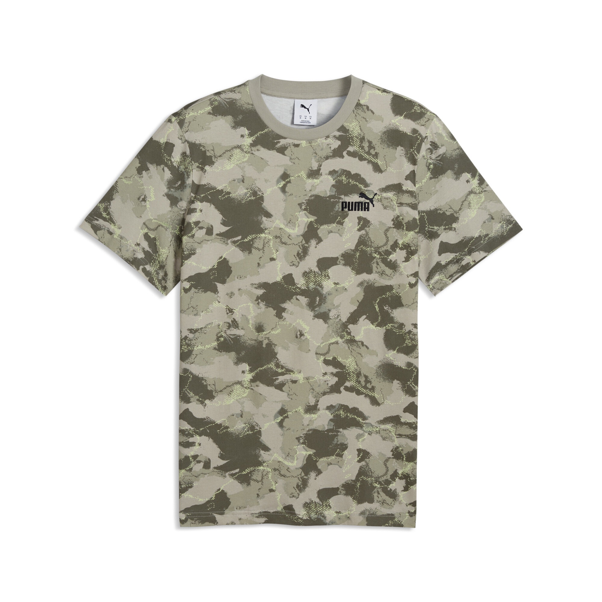 PUMA "Camo Bedrucktes T-Shirt Herren"