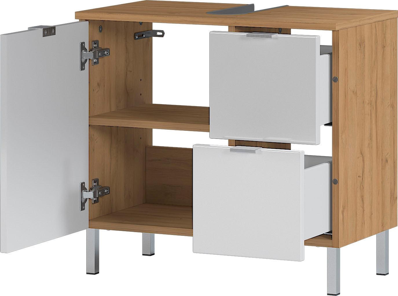 GERMANIA Waschbeckenunterschrank »GW-Mauresa« in 2 Breiten, mit Schublade (+ Klappe), Soft-Close, Made in Germany