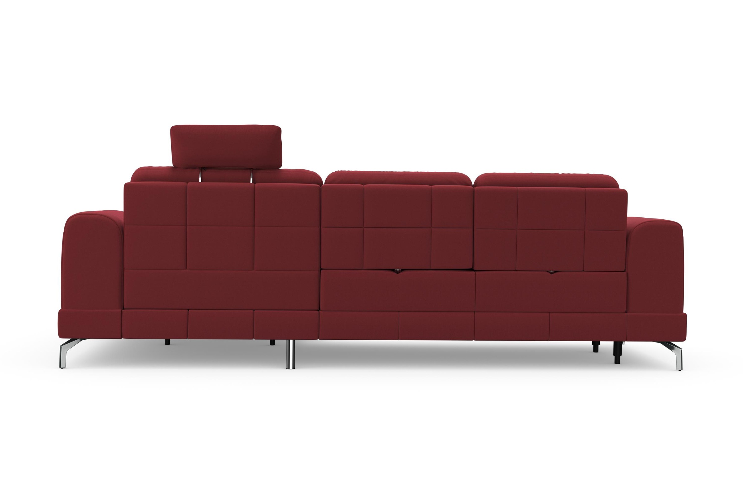 sit&more Ecksofa »Bendigo L-Form«, inklusive Sitztiefenverstellung, Bodenfreiheit 12 cm, in 2 Fußfarben