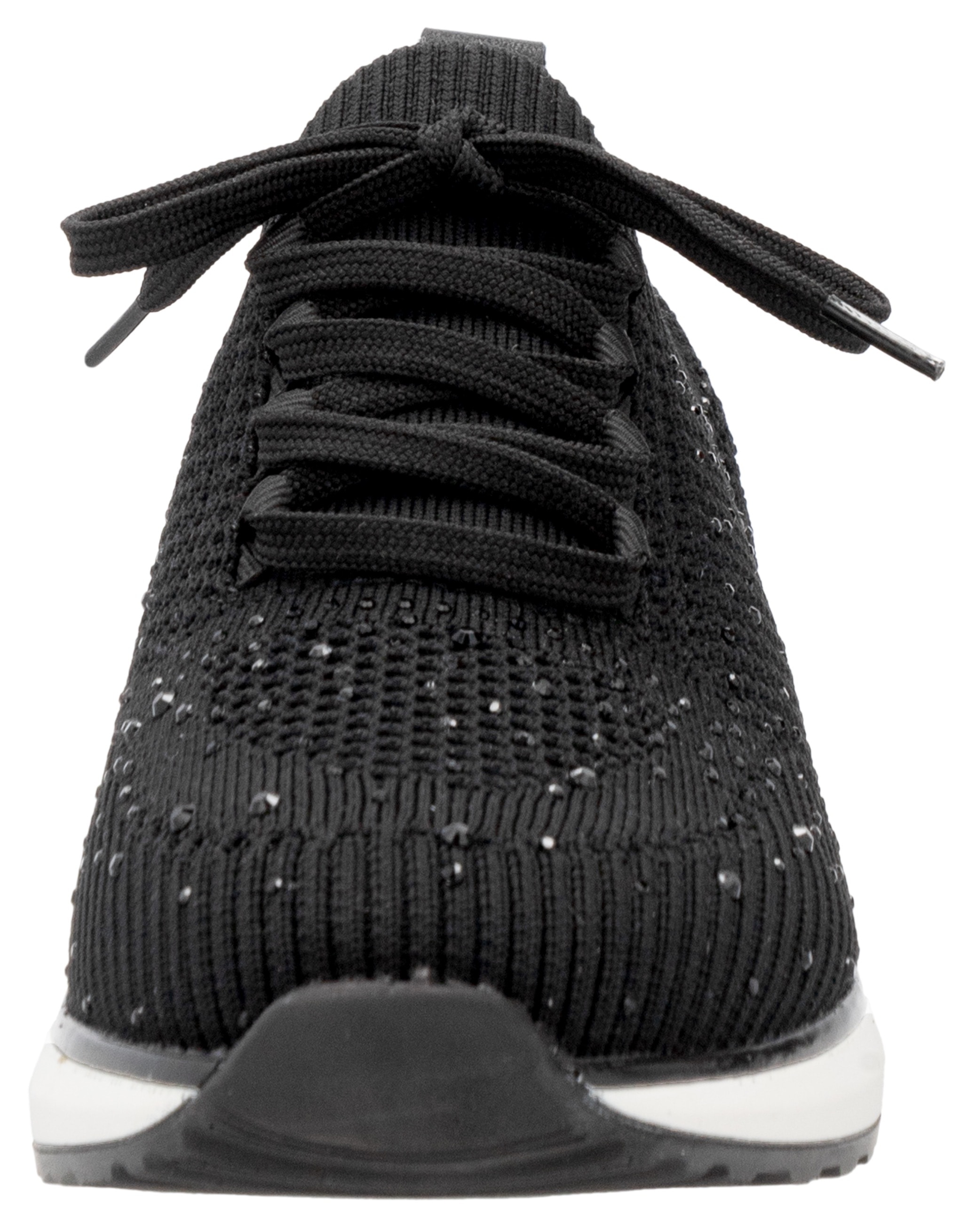 Remonte Slip-On Sneaker, Freizeitschuh, Halbschuh, Slipper mit kleinen Strass-Steinchen