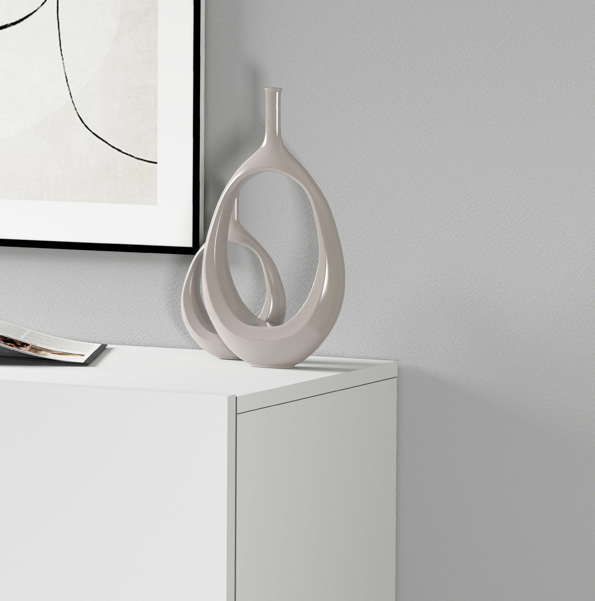 INOSIGN Aktenschrank »Essential, Mehrzweckschrank, Büroschrank mit 2 Türen«, & verstellbaren Einlegeböden, Höhe 86 oder 166 cm, Made in Italy
