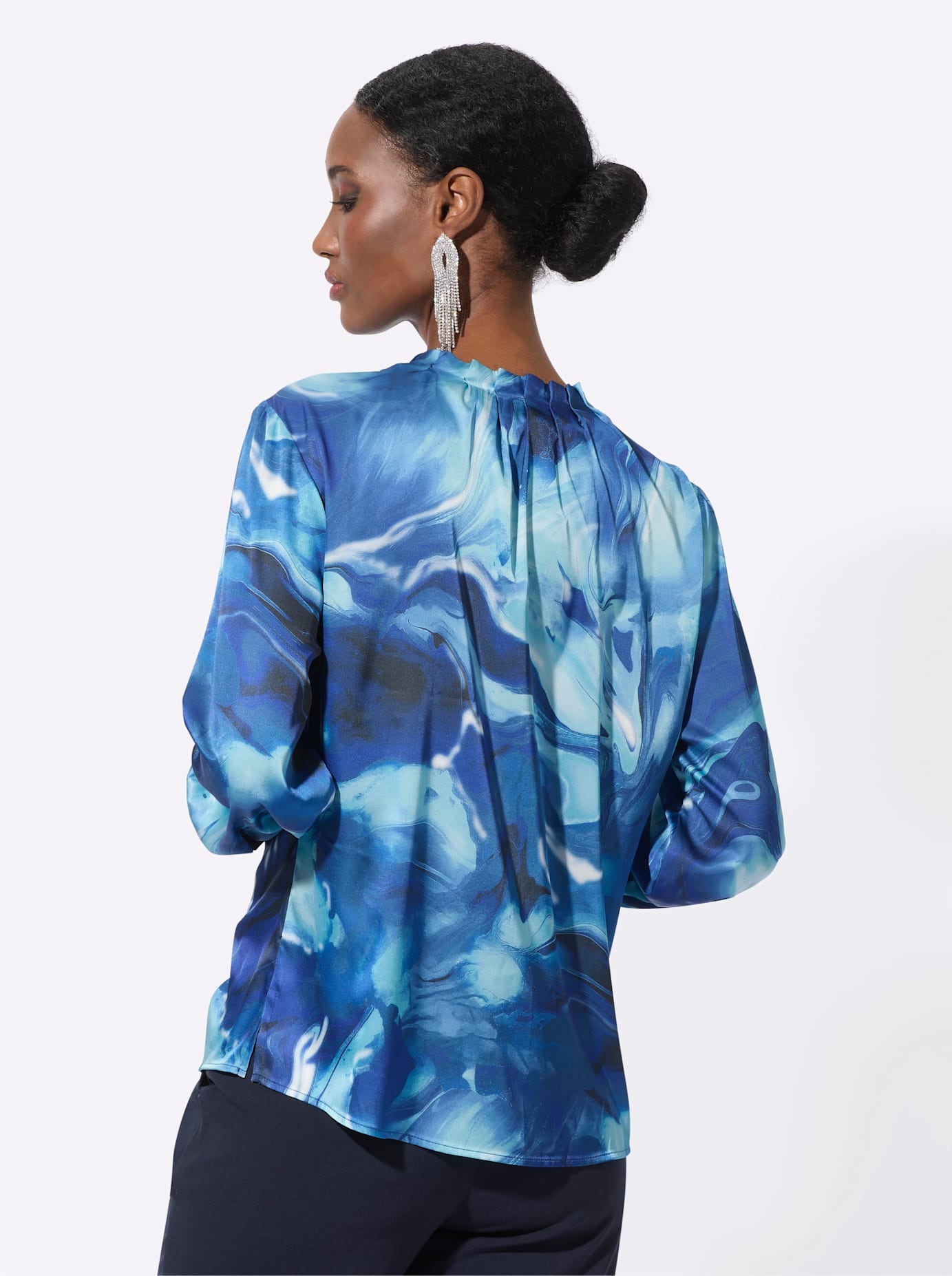 creation L Satinbluse