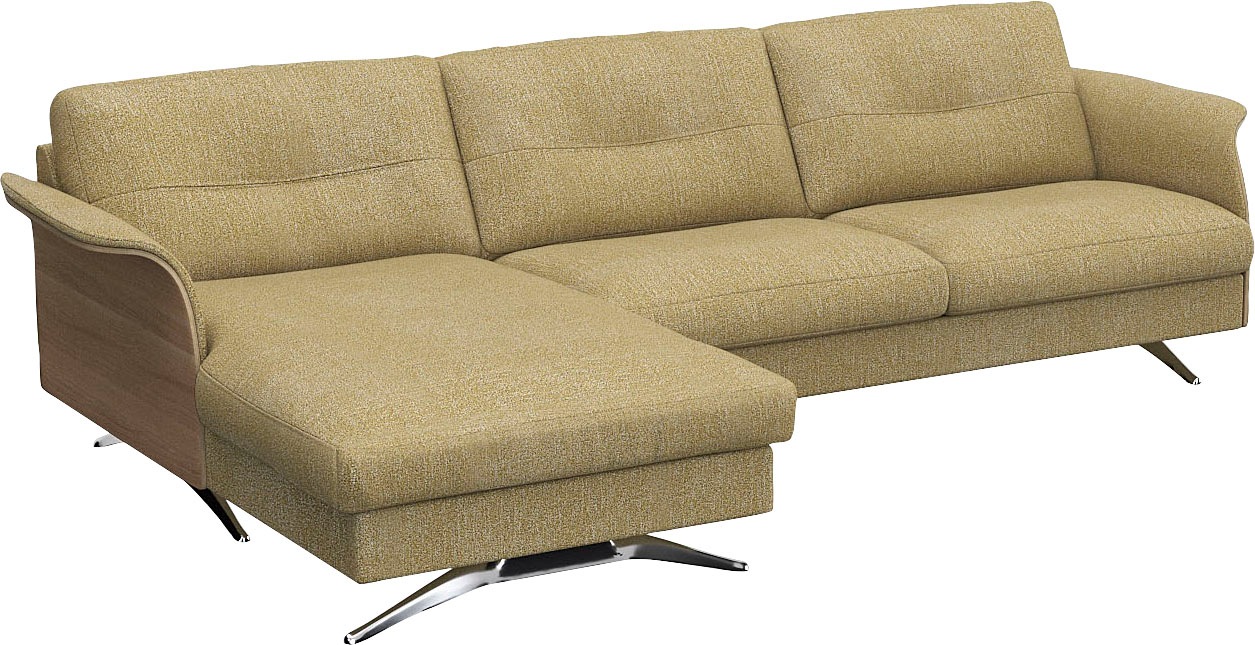 FLEXLUX Ecksofa "Glow bequem und komfortabel durch hochwertigen Sitzaufbau, günstig online kaufen