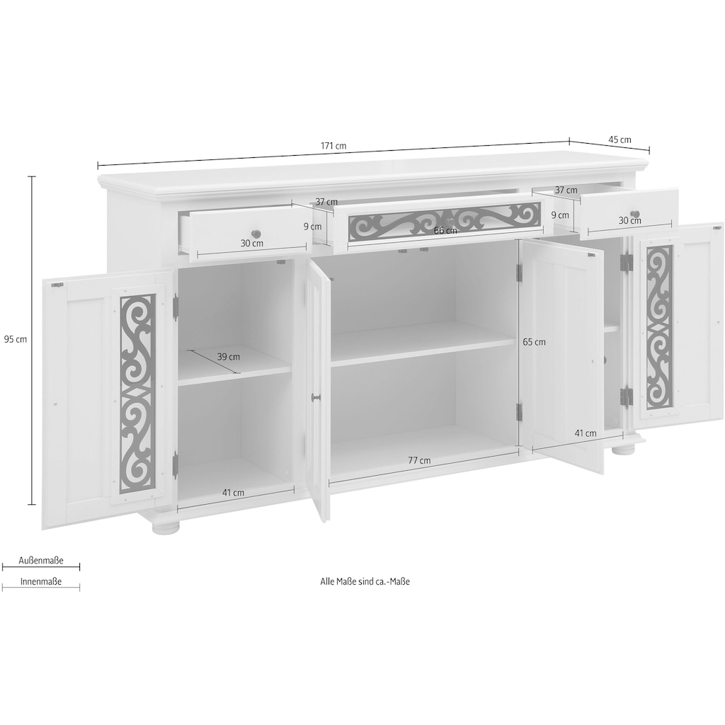 Home affaire Sideboard »Arabesk«