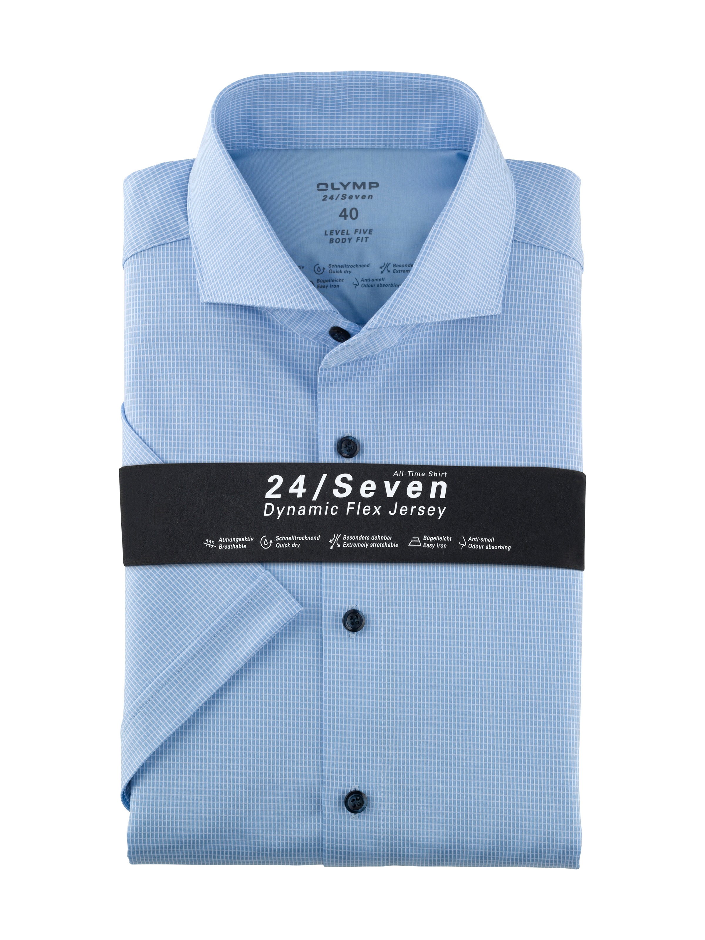 OLYMP Kurzarmhemd "Level Five" Businesshemd, body fit, Kentkragen günstig online kaufen