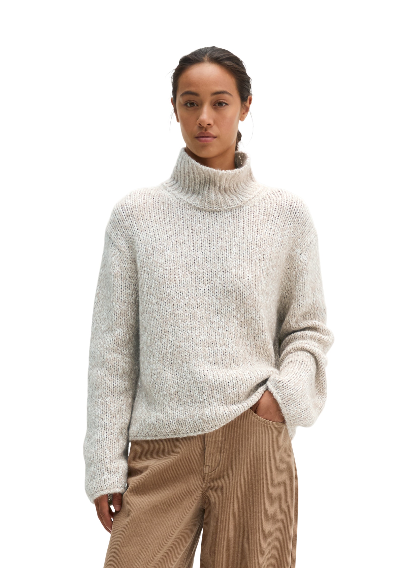 Marc O'Polo Strickpullover »aus weichem Bio-Baumwolle-Alpakawolle-Mix«