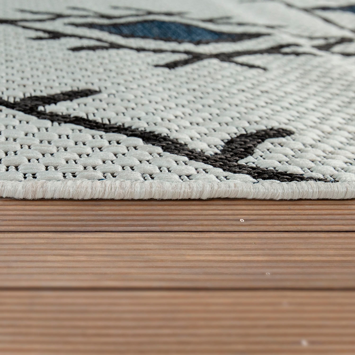 Outdoor und Home Teppich auf Rechnung In- 124«, geeignet, »Kuba Paco Flachgewebe, rechteckig, BAUR | Design, Wohnzimmer Rauten