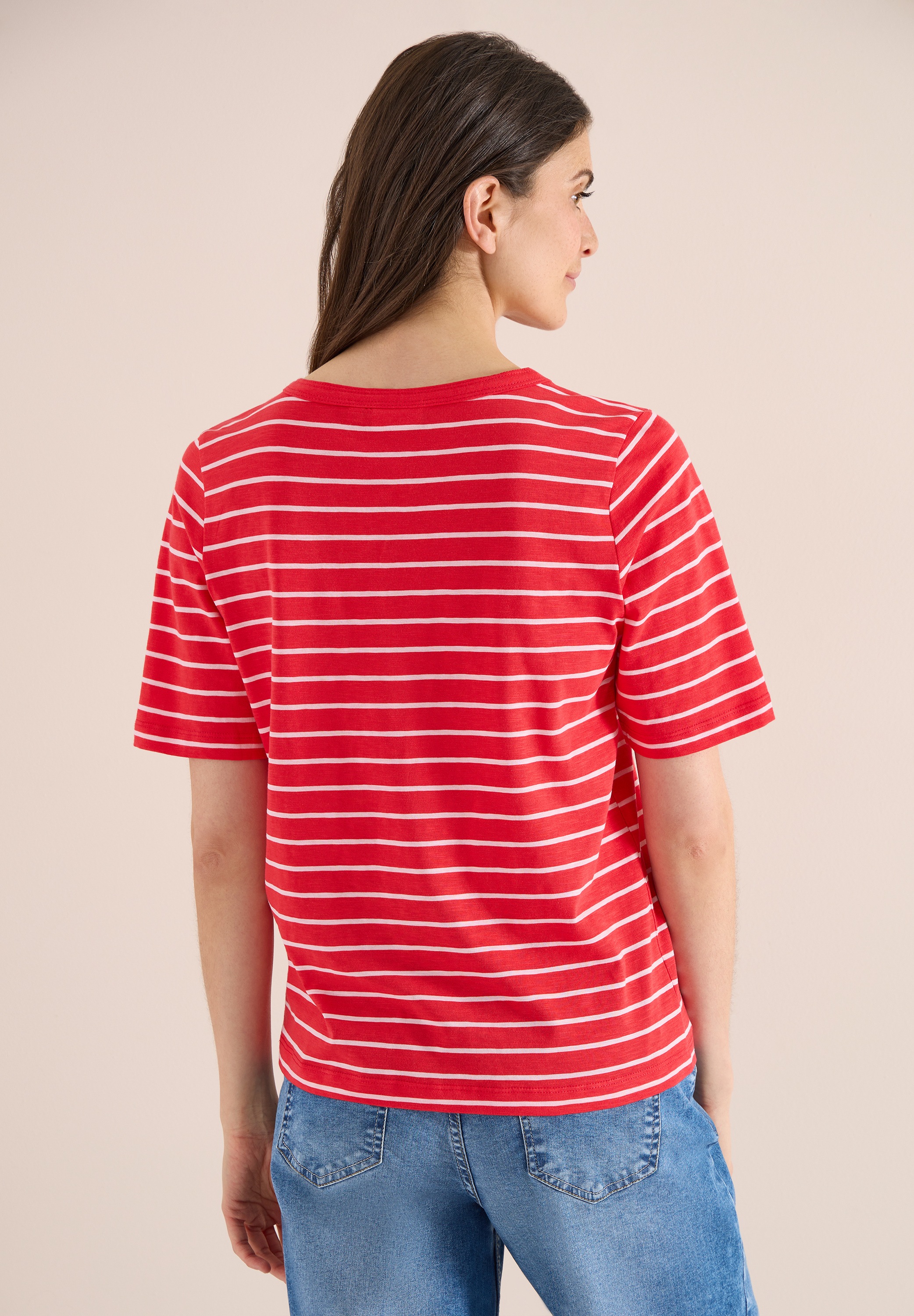 Cecil T-Shirt aus reiner Baumwolle günstig online kaufen