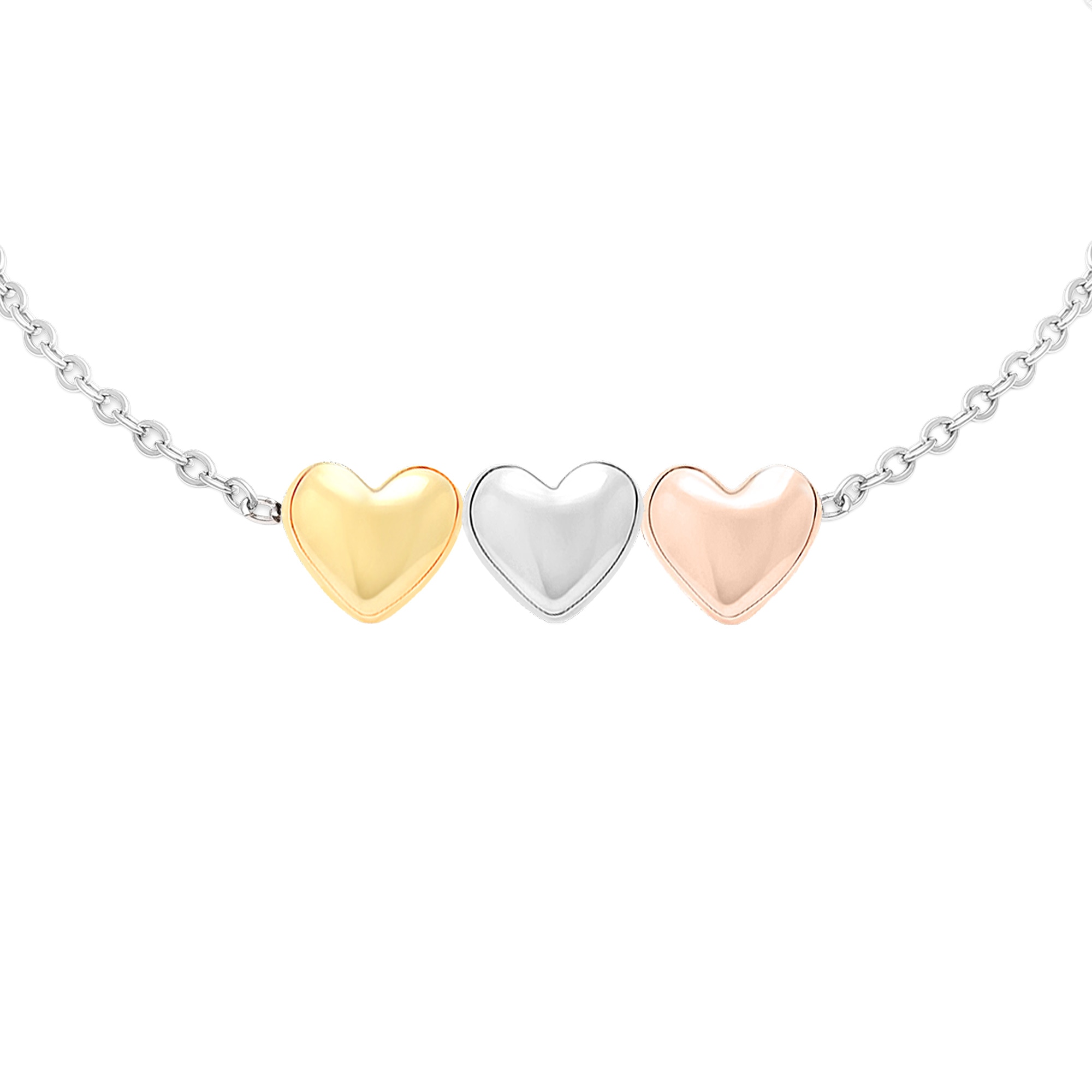 s.Oliver Armband »Tricolor Hearts, Herz«
