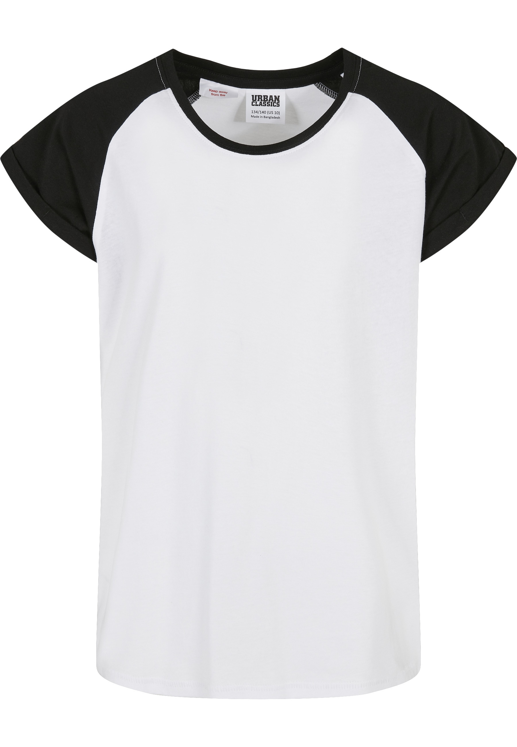 URBAN CLASSICS T-Shirt "Urban Classics Damen Girls Contrast Raglan Tee" 1