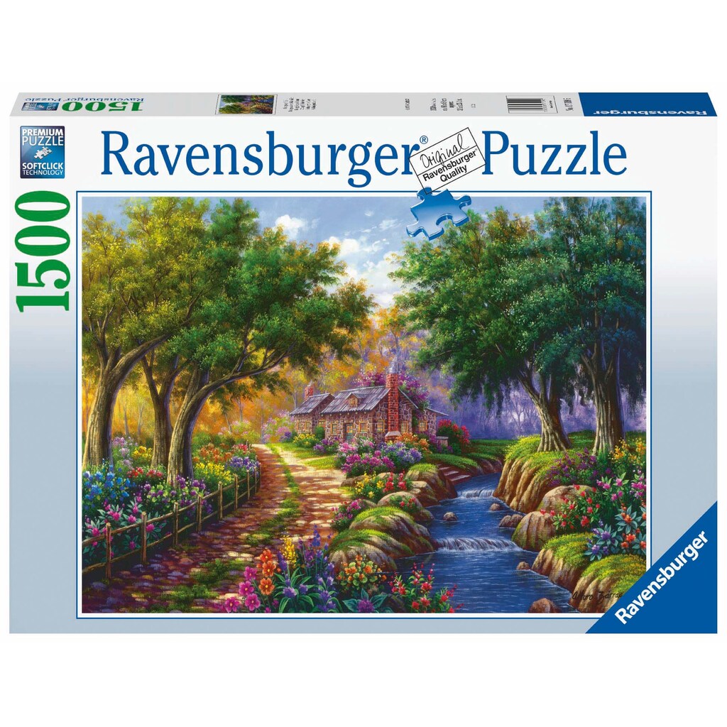 Ravensburger Puzzle »Cottage am Fluß«, Made in Germany, FSC® - schützt Wald - weltweit