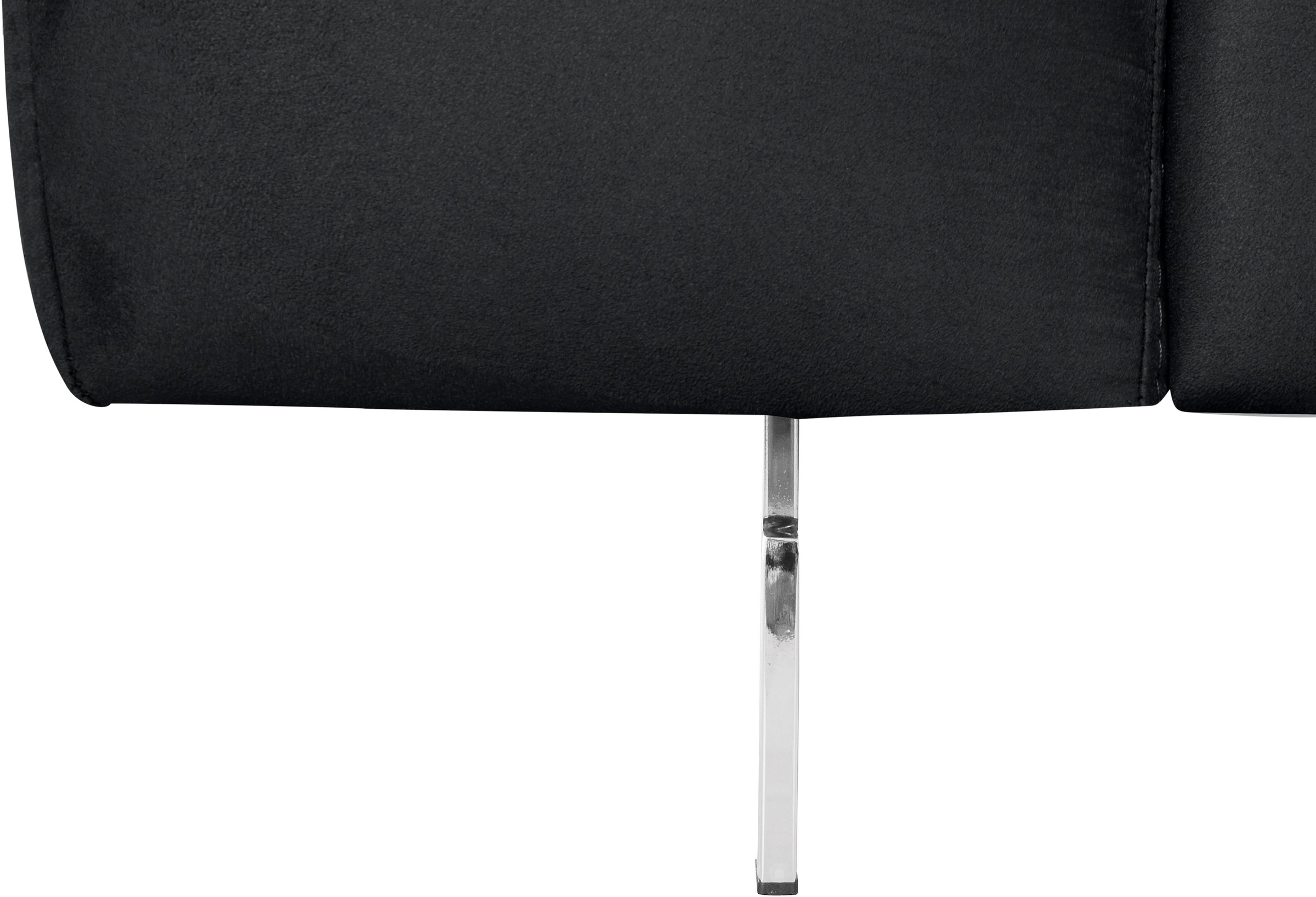 COTTA Ecksofa »Chef L-Form«, mit Kopfteilverstellung, edle Metallkufen, wahlweise mit Bettfunktion