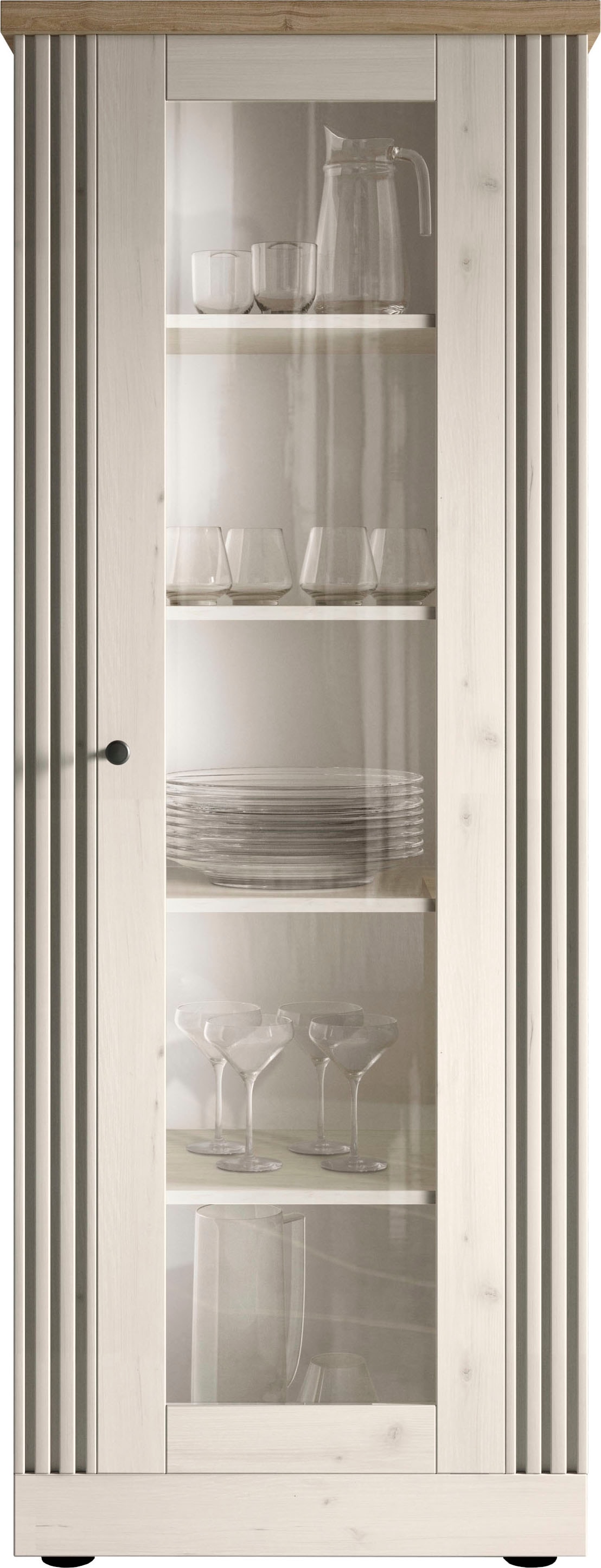 Home affaire Vitrine Country Höhe 192 cm, Hochschrank mit 1 Tür, Anrichte, günstig online kaufen