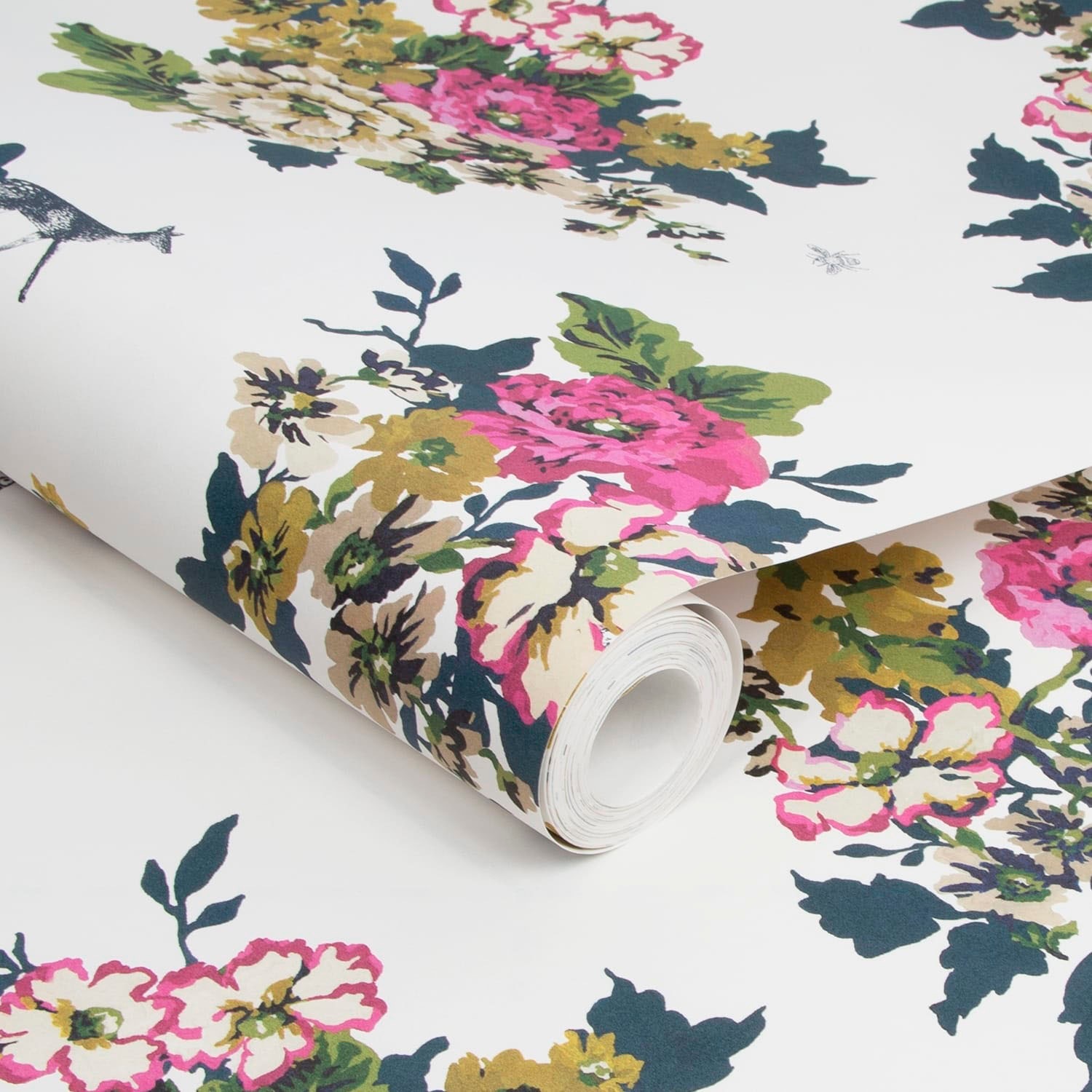 Joules Vliestapete »Joules Floral Crème«, floral, floral